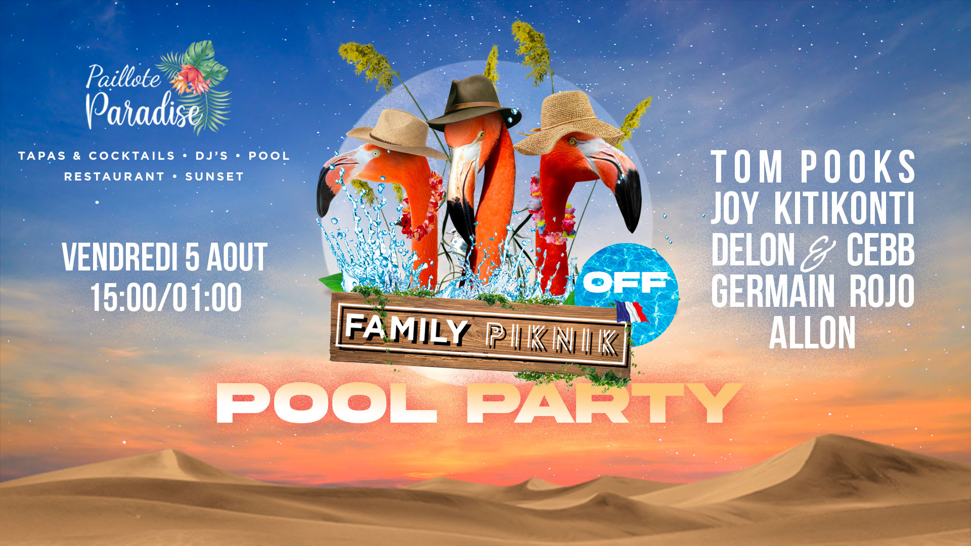 Pool Party Family Piknik Off @Paillote Paradise