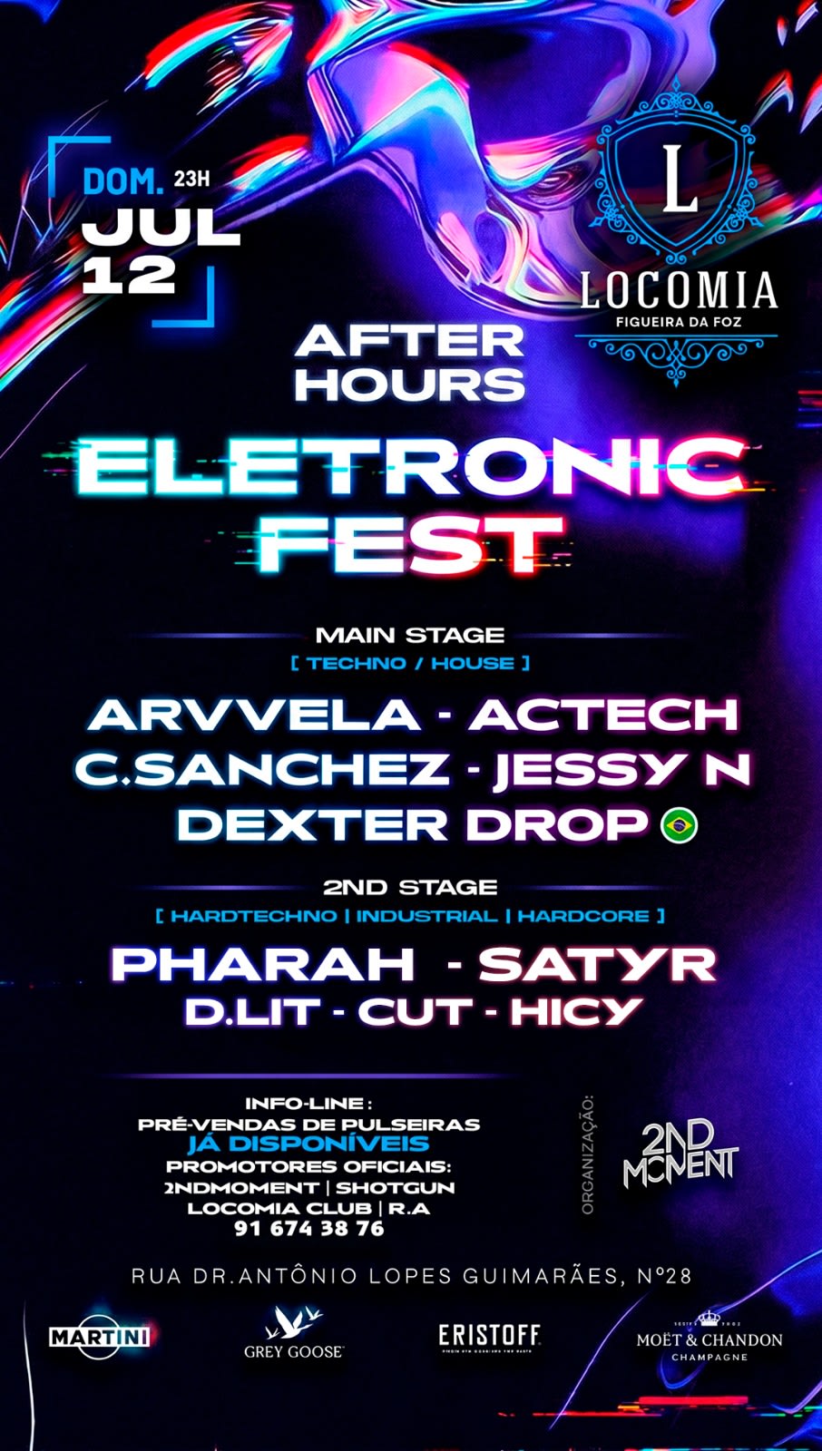 Electronic Fest W/2 Rooms & 11 Dj's - After Party - F.Foz