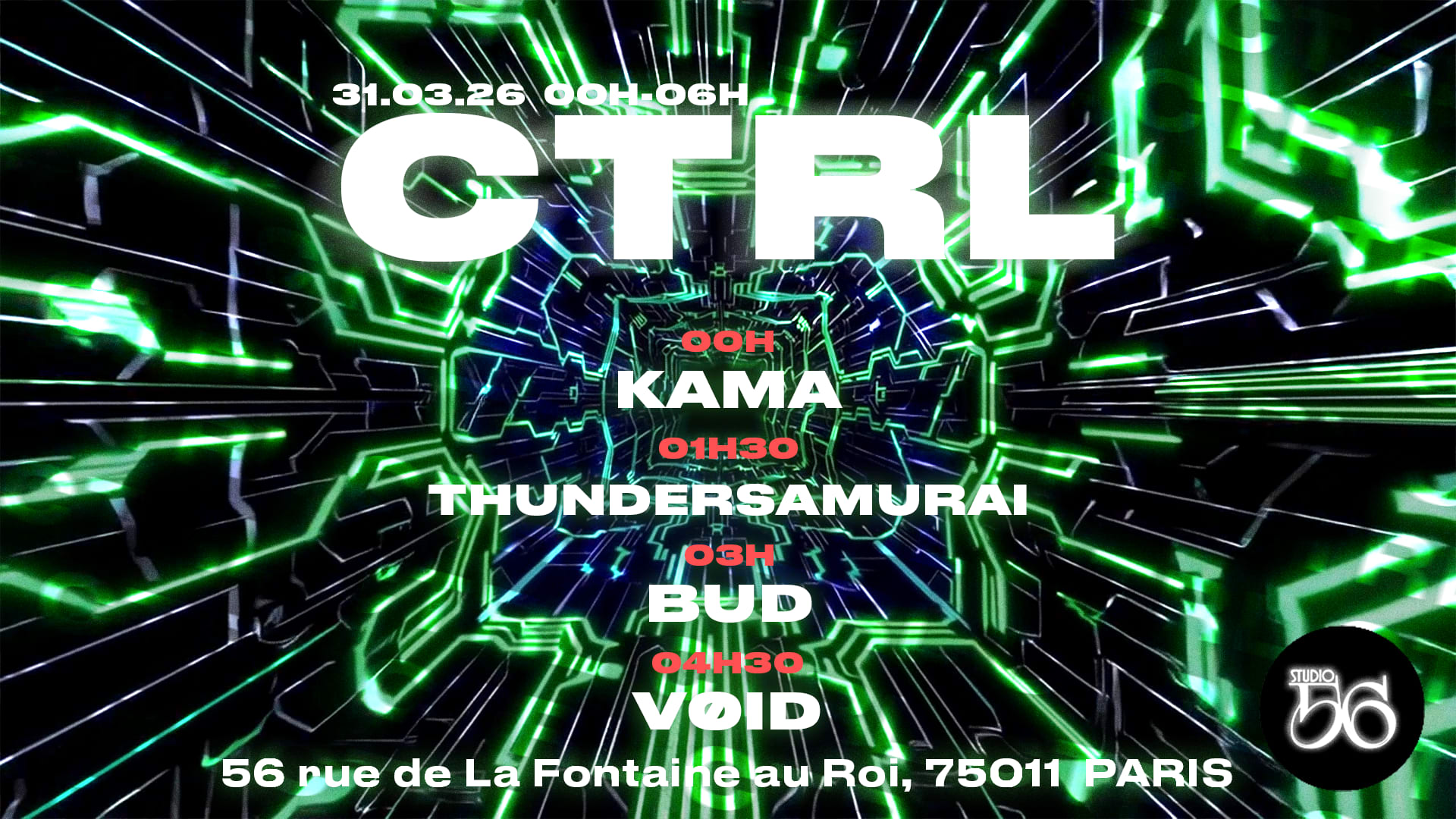 Ctrl W/  , Kama , Thundersmrai , Bud , Vøid
