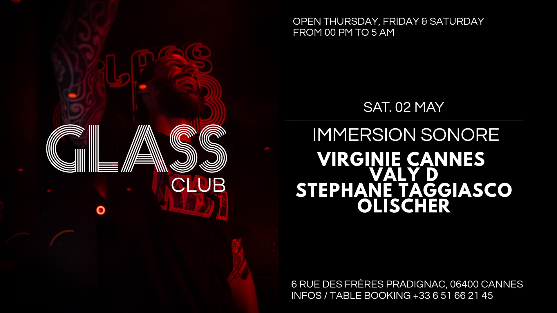 Immersion Sonore X Glass Club