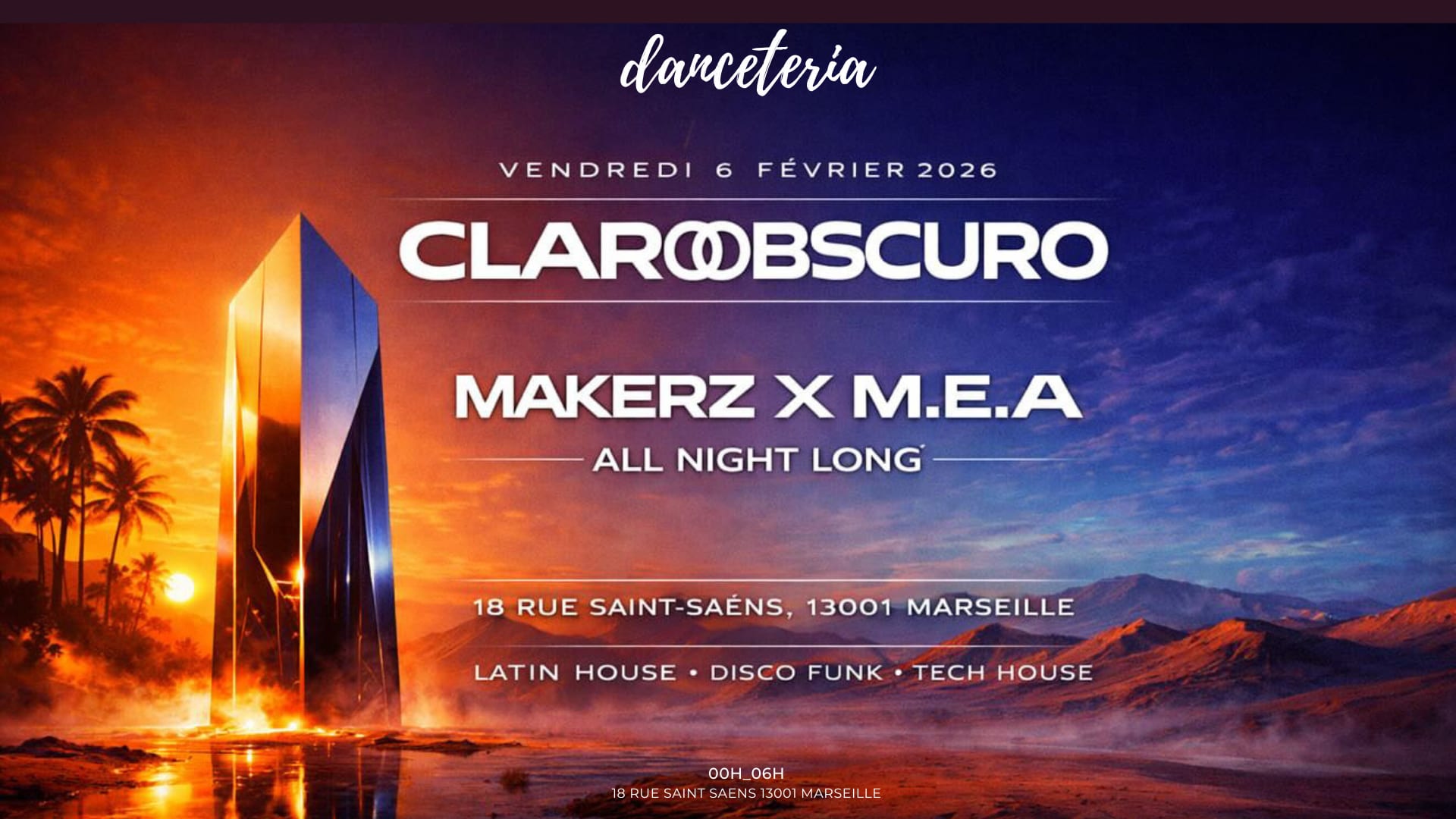 Claro-Obscuro W/ Makerz X M.E.A. @ Danceteria
