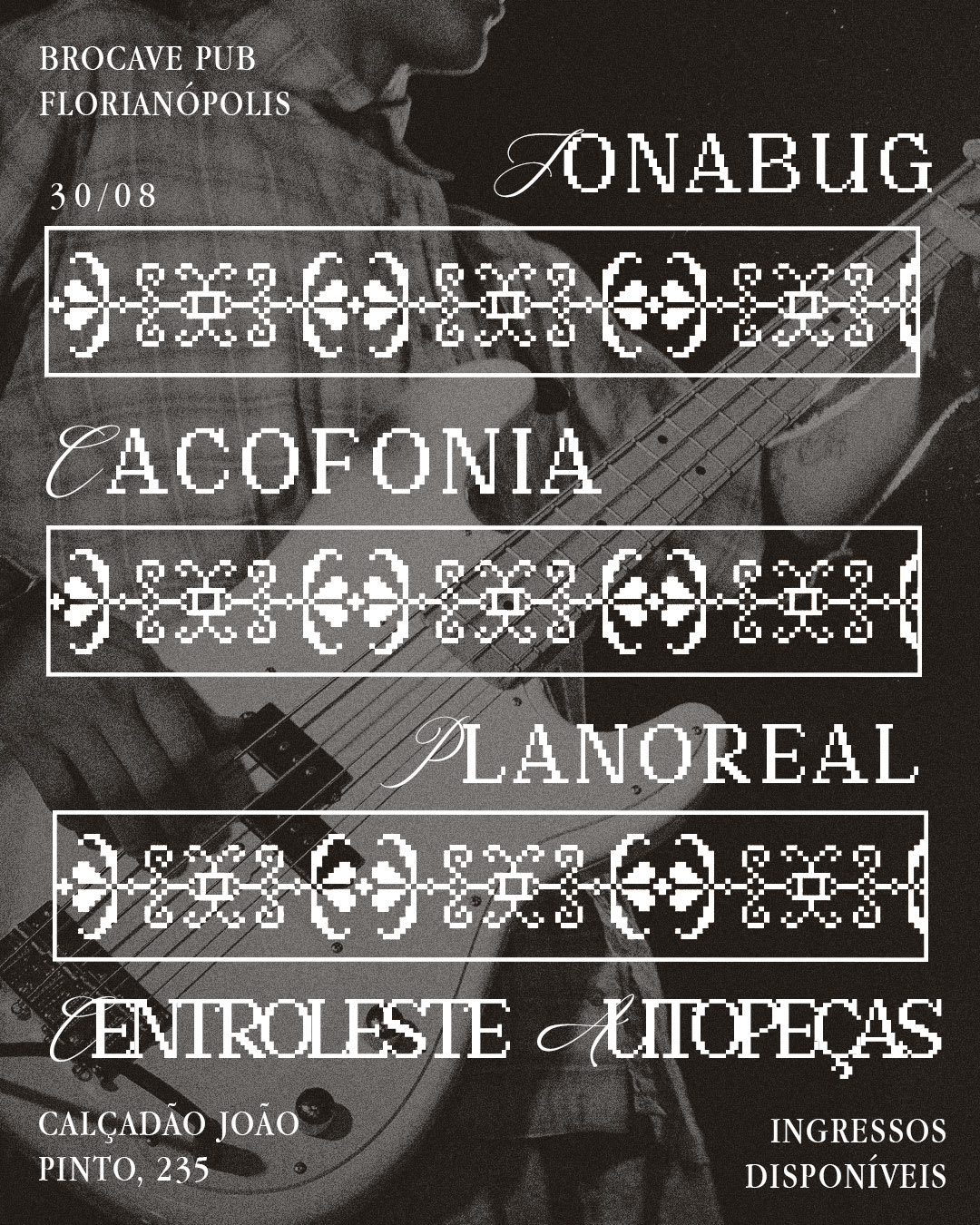 Birra Apresenta: Jonabug(Sp) + Cacofonia + Clap + Plano Real