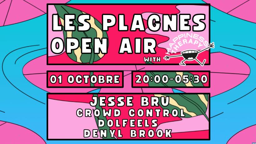 Les Plagnes Open Air W/ Jesse Bru & Happiness Therapy