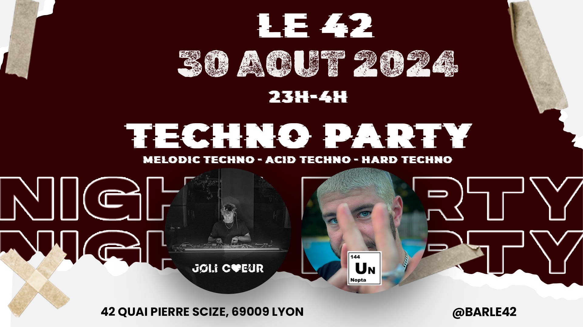 I Love Techno : Nopta Vs Joli Coeur