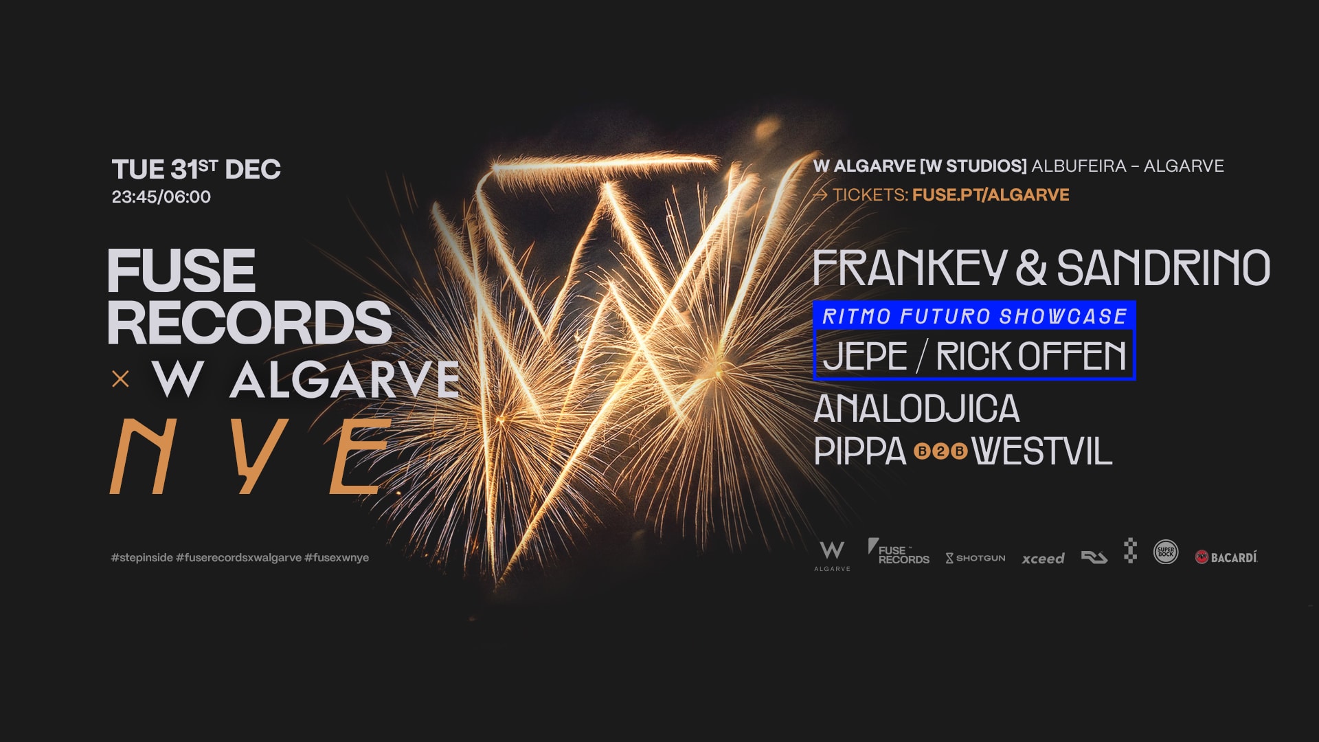 Fuse Records X W Algarve: Nye (Sold Out)