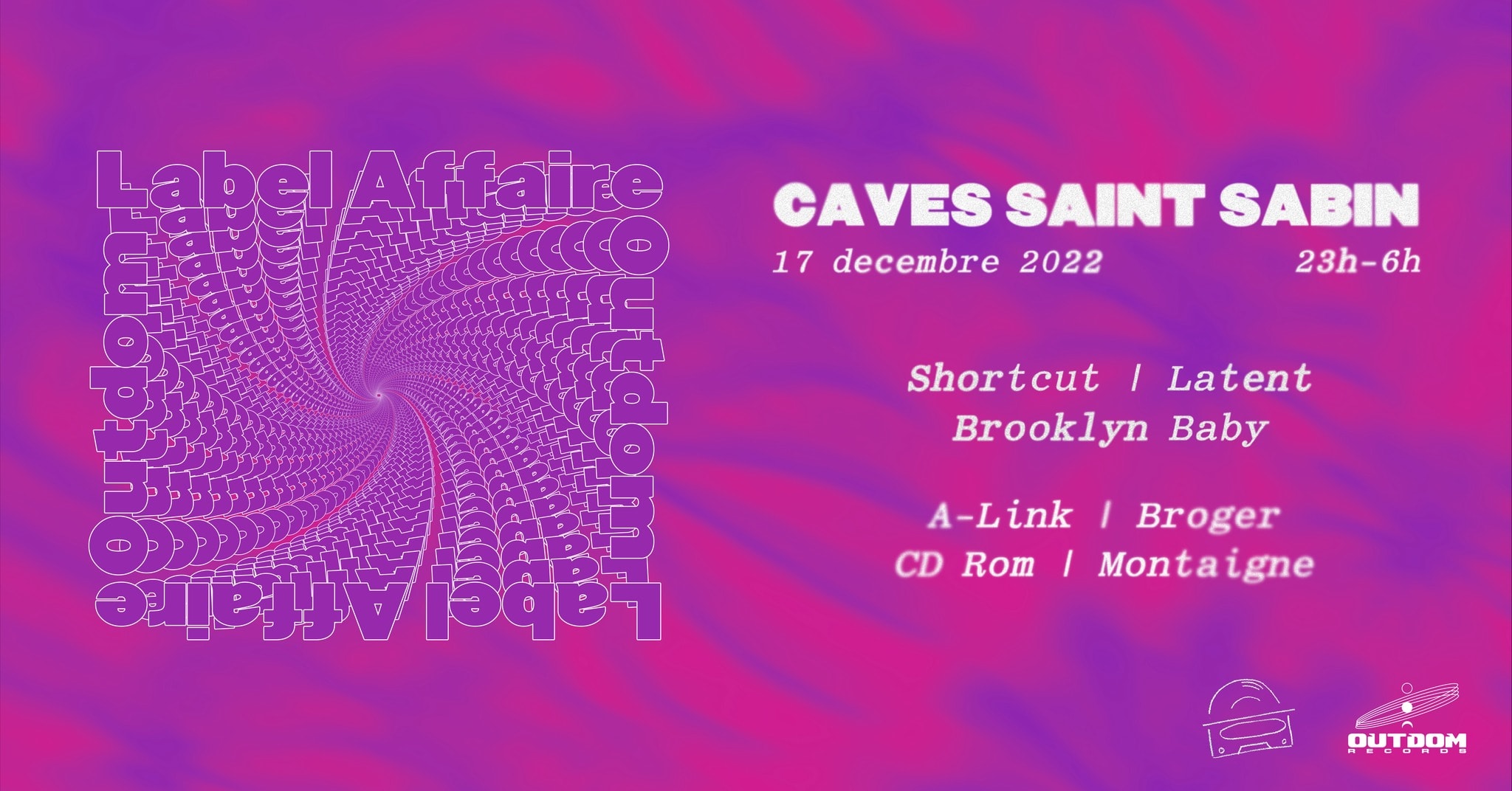 Label Affaire & Outdom / Caves Saint-Sabin