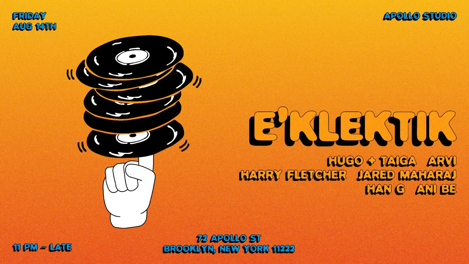 Apollo Studio Presents E'klektik