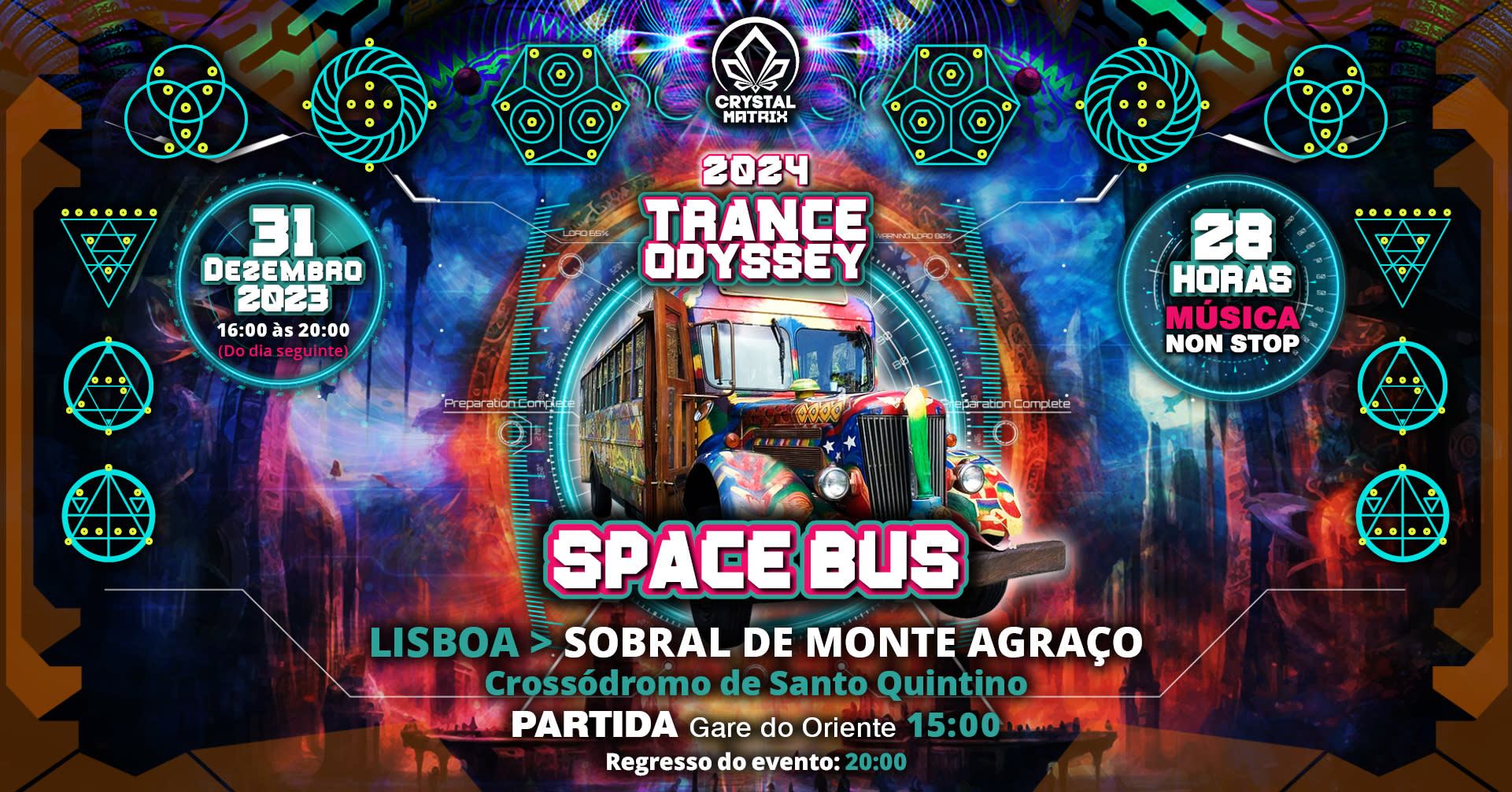 Space Bus Trance Odyssey 2024 / Lisboa