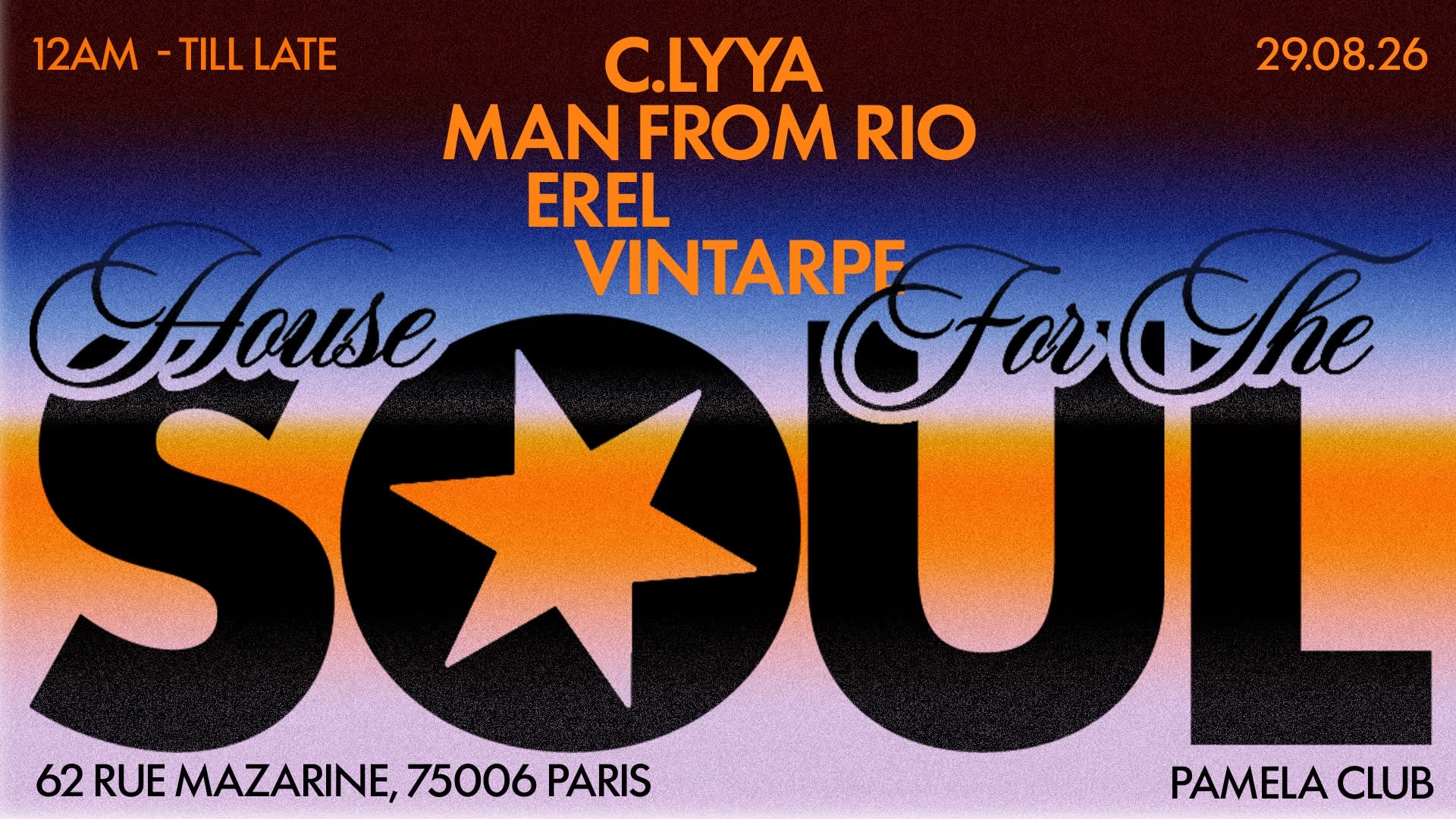 House For The Soul - Man From Rio, C.Lyya, Erel, Vintarpe