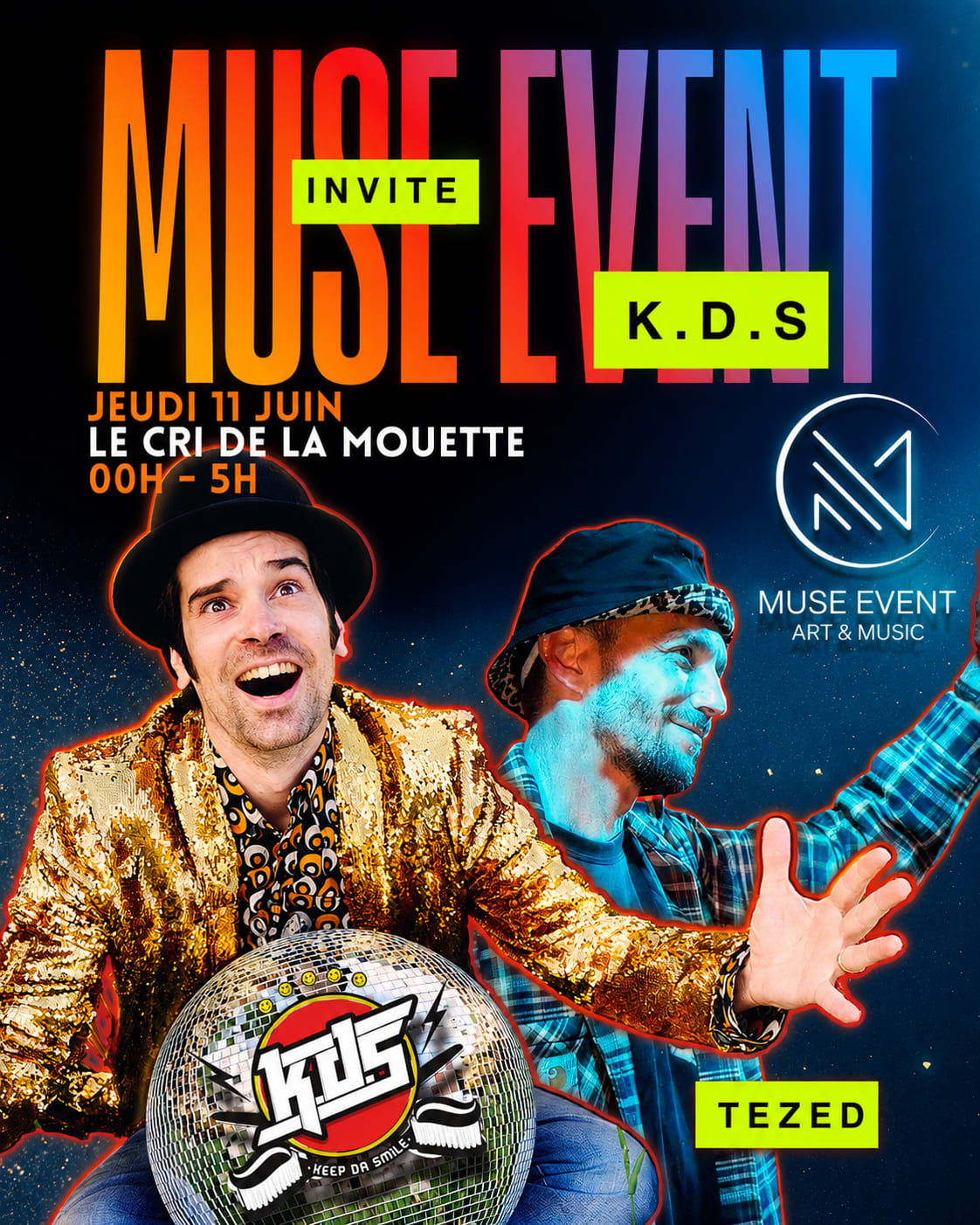 Muse Event Invite K.D.S & Tezed