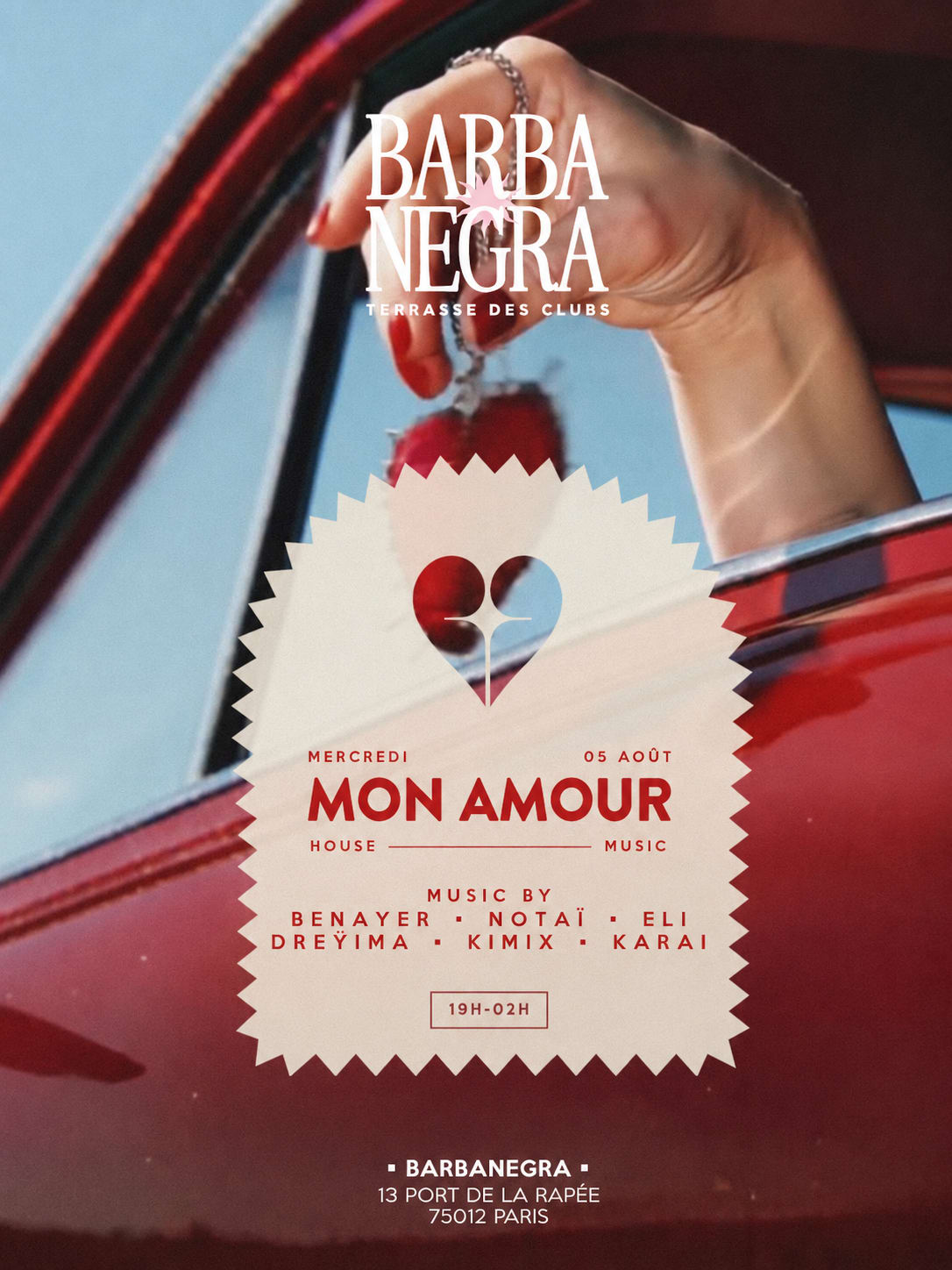 Mon Amour X Barbanegra - Mercredi 5 Août