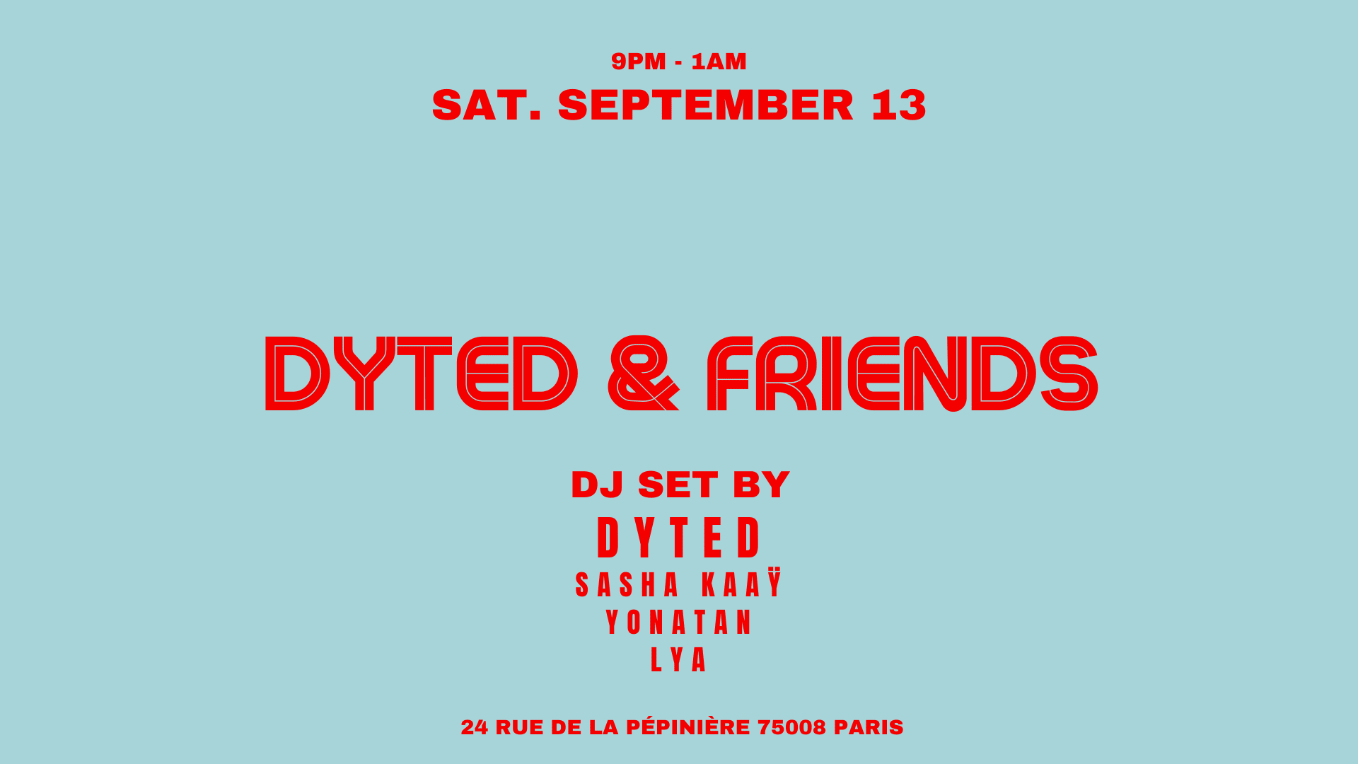 Dyted & Friends @ Slice Pizza Club