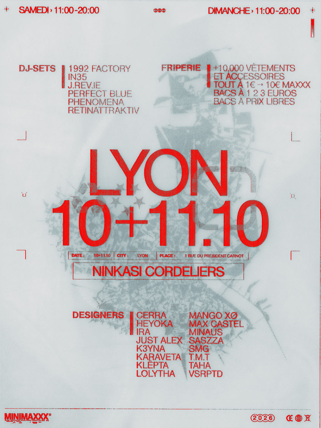 [Lyon] Friperie + Dj-Sets + Designers