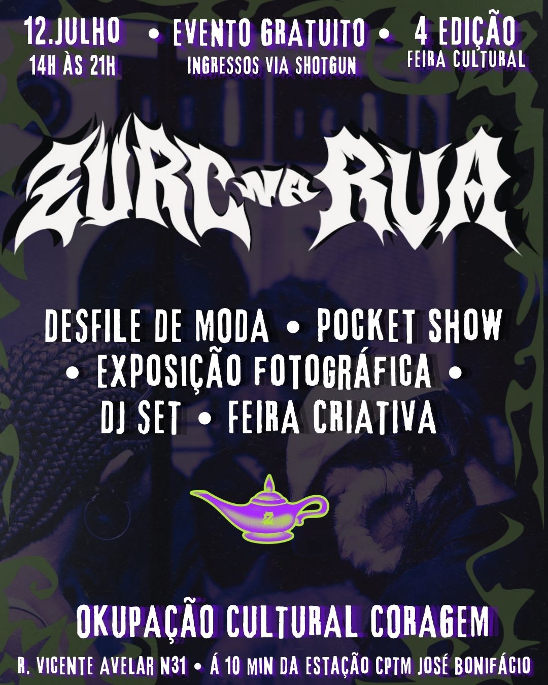 4ª Feira Cultural Zurc Na Rua + Baile Do Znr "O After"