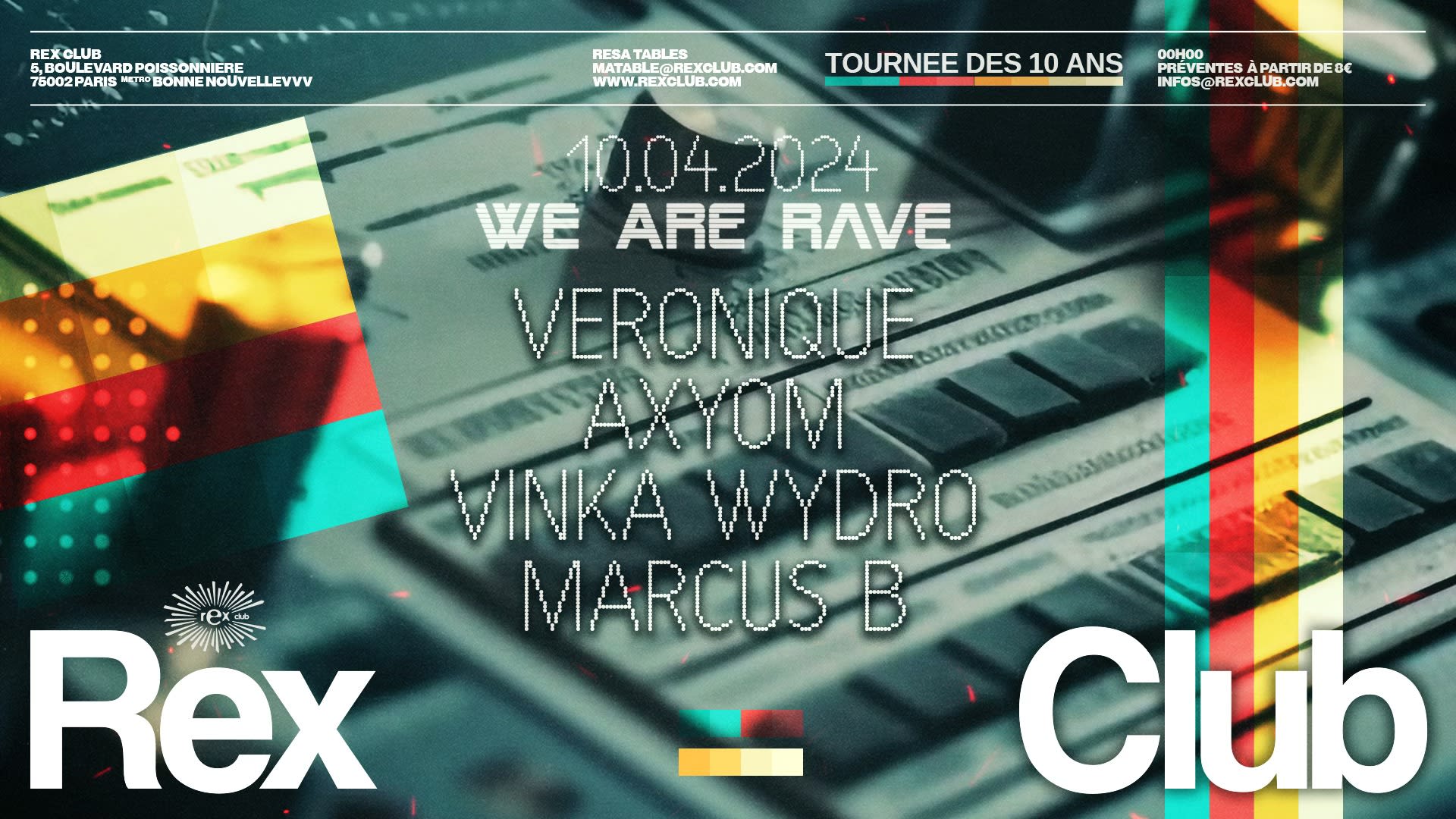 We Are Rave W/ Veronique, Axyom, Vinka Wydro & Marcus B