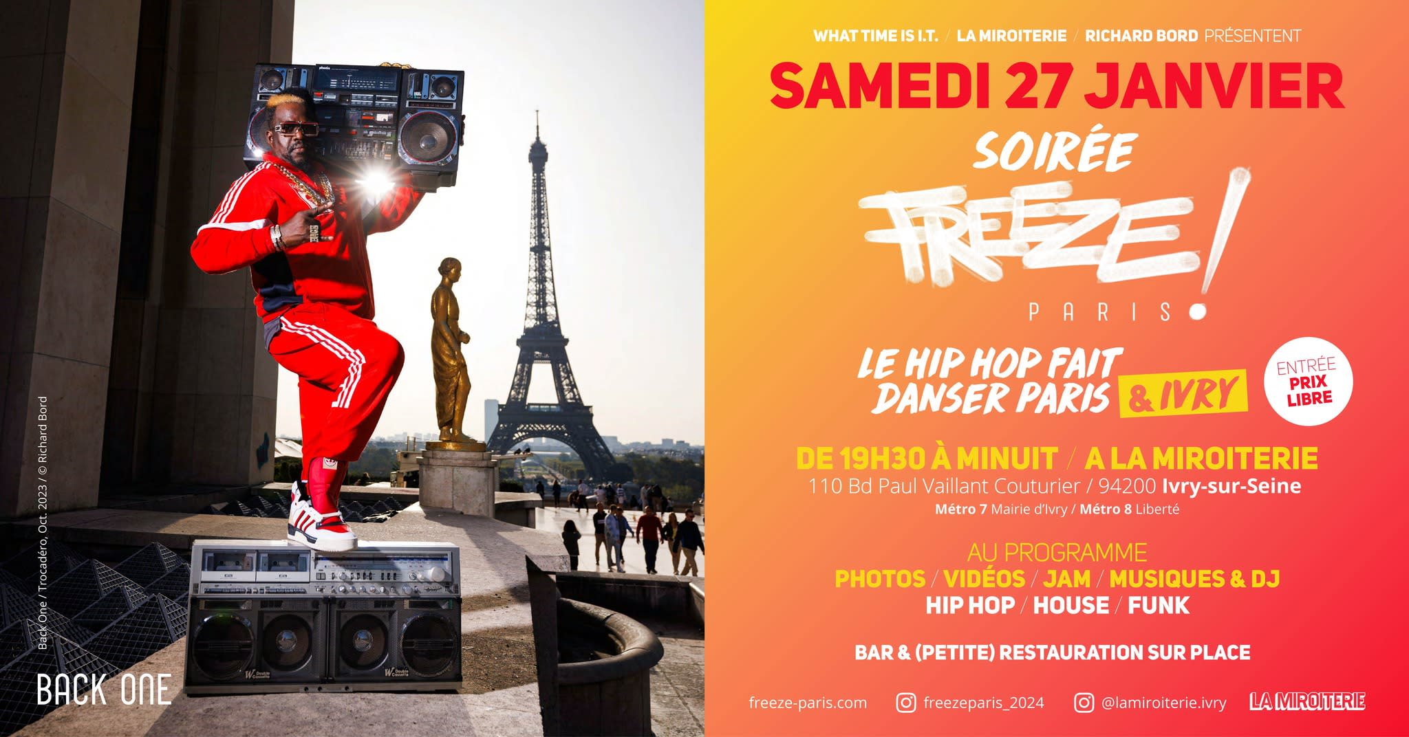 Soirée Hip Hop "Freeze Paris" - Dj, Danse, Photos, Vidéos
