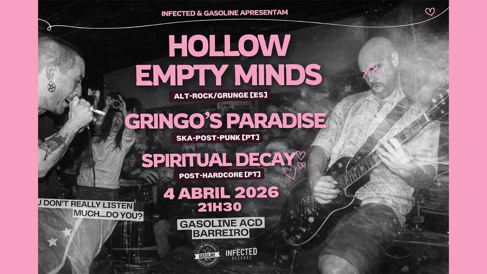 Hollow Empty Minds + Gringo's Paradise + Spiritual Decay