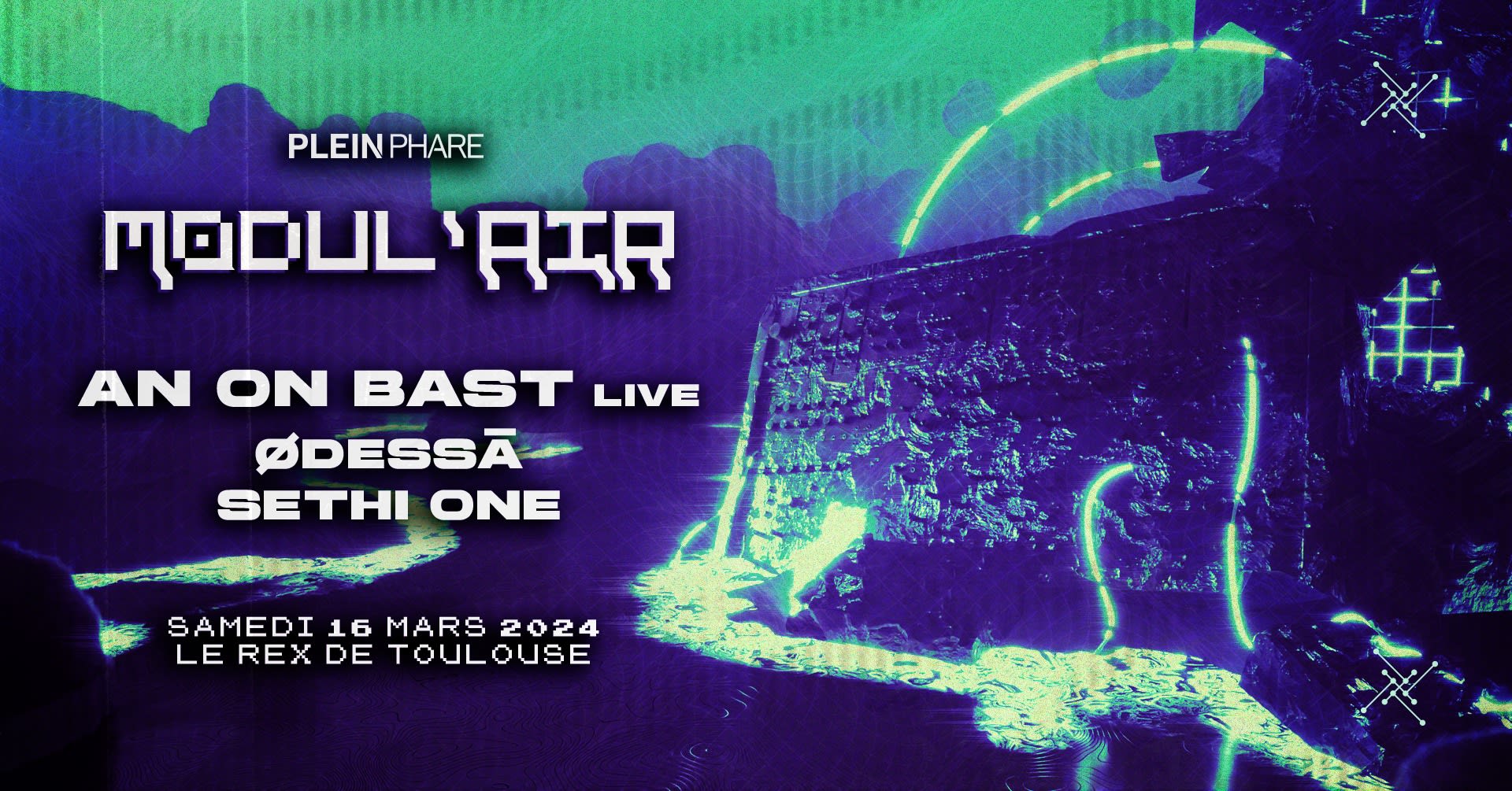 Techno & Live Modul'air W/ An On Bast, Odessa, Séthi One