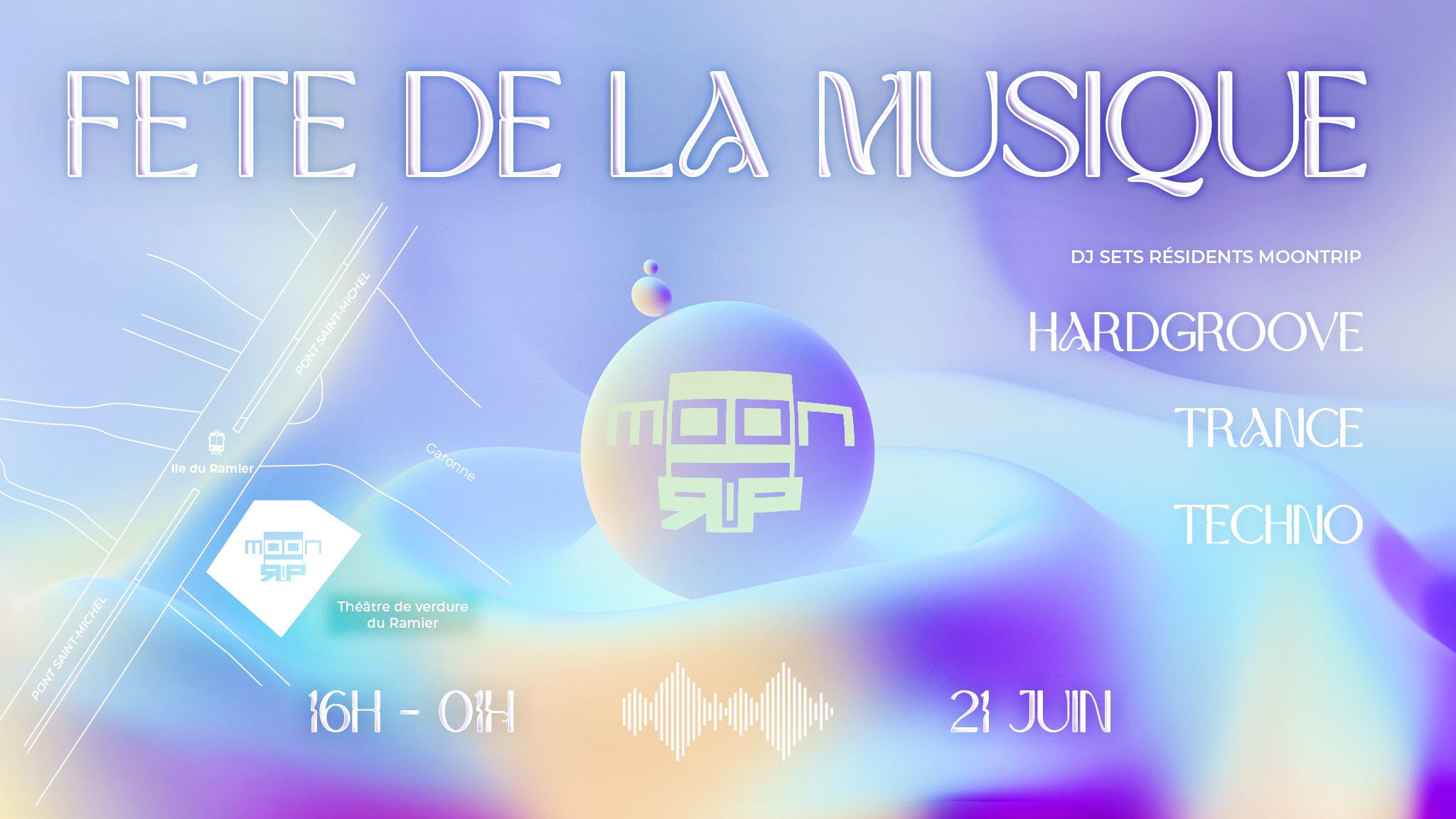 Moontrip : Fête De La Musique - Théatre De Verdure Du Ramier
