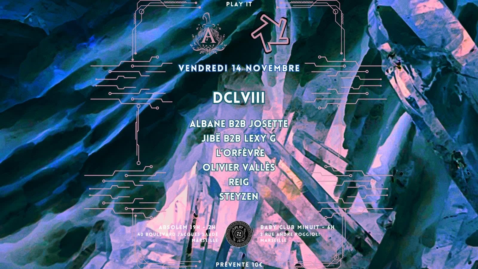 Play It Invite DCLVIII (Absolem X Baby Club X Ventura)
