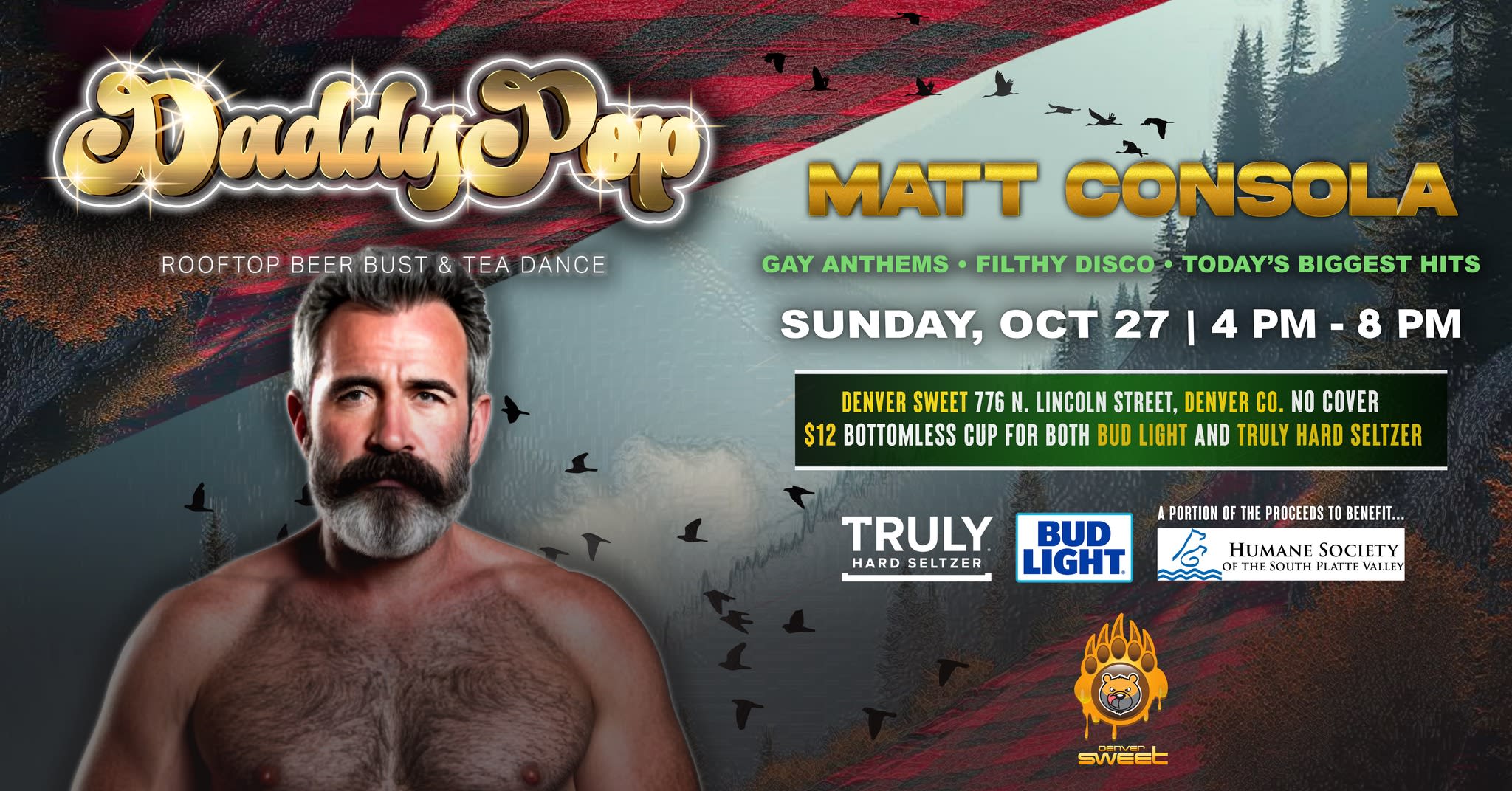 Daddypop: A No Cover Rooftop Beer Bust & Tea Dance 10/27