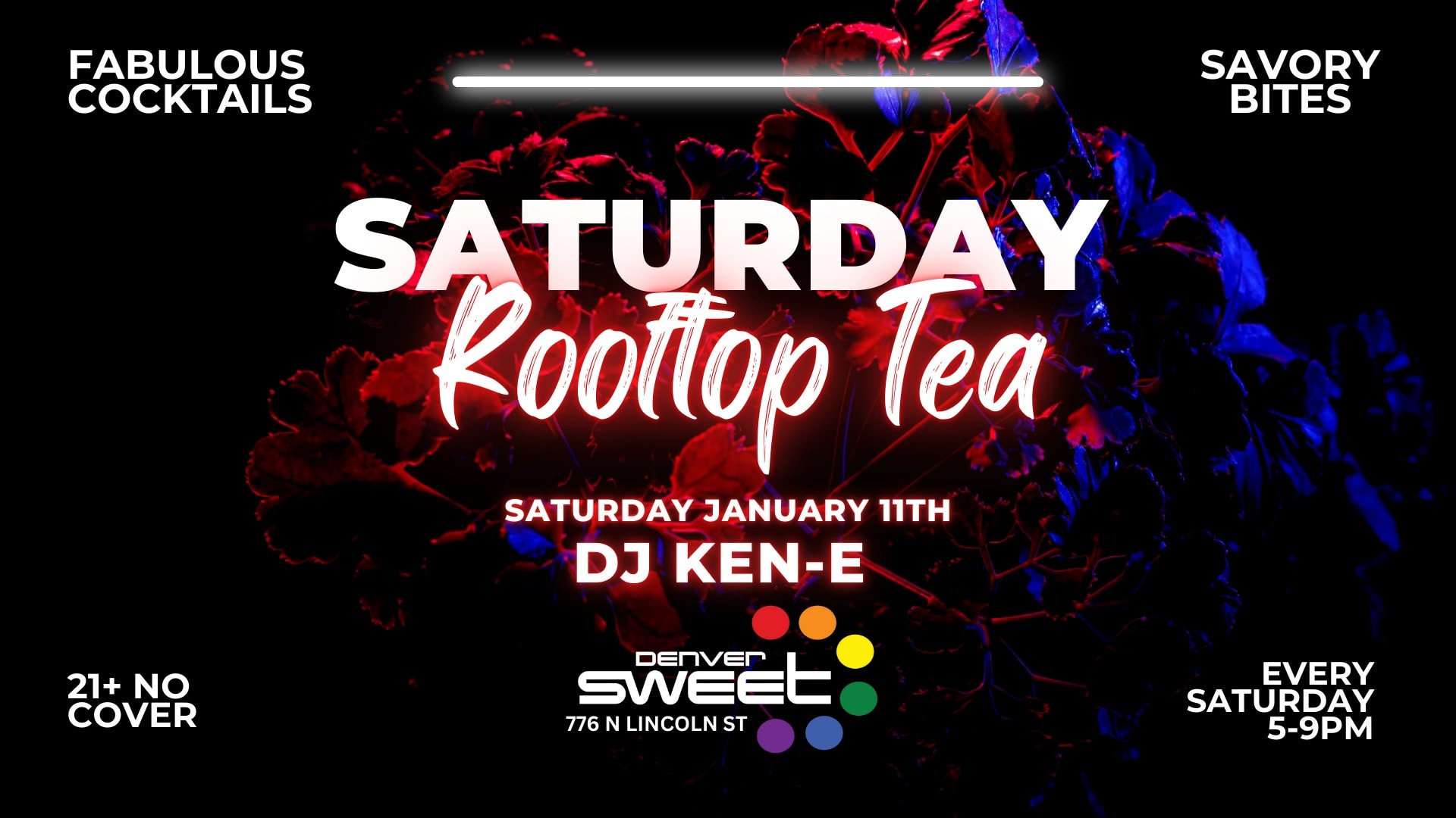 Rooftop Tea 🍵 Dj Ken-E - No Cover 1/11