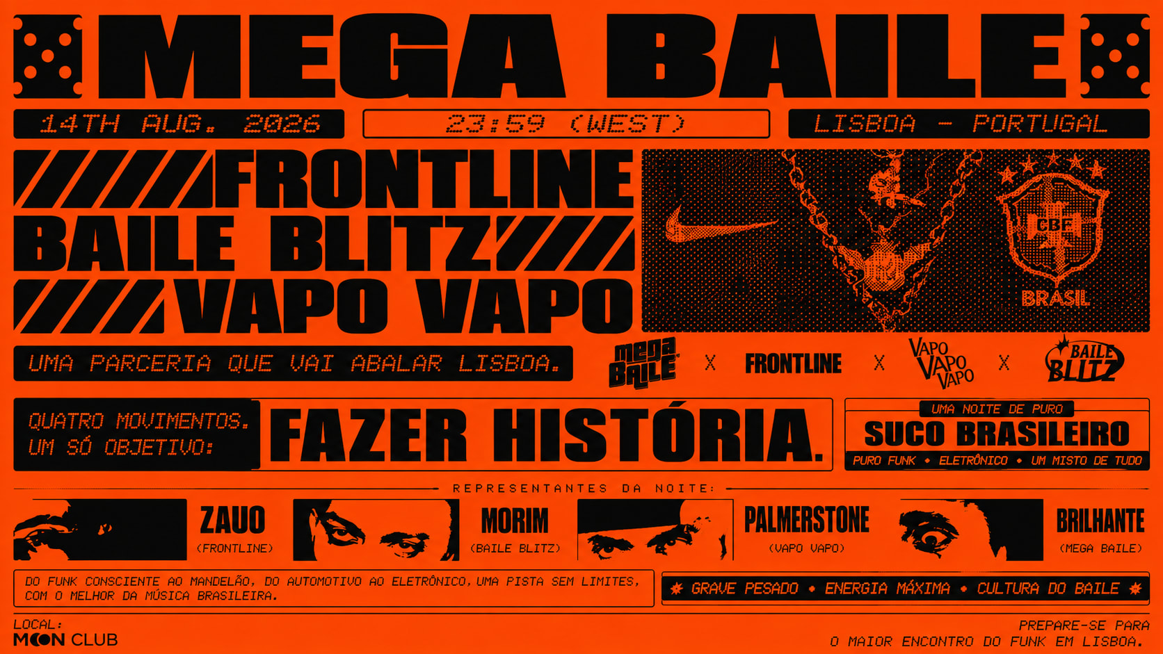Mega Baile  Invites