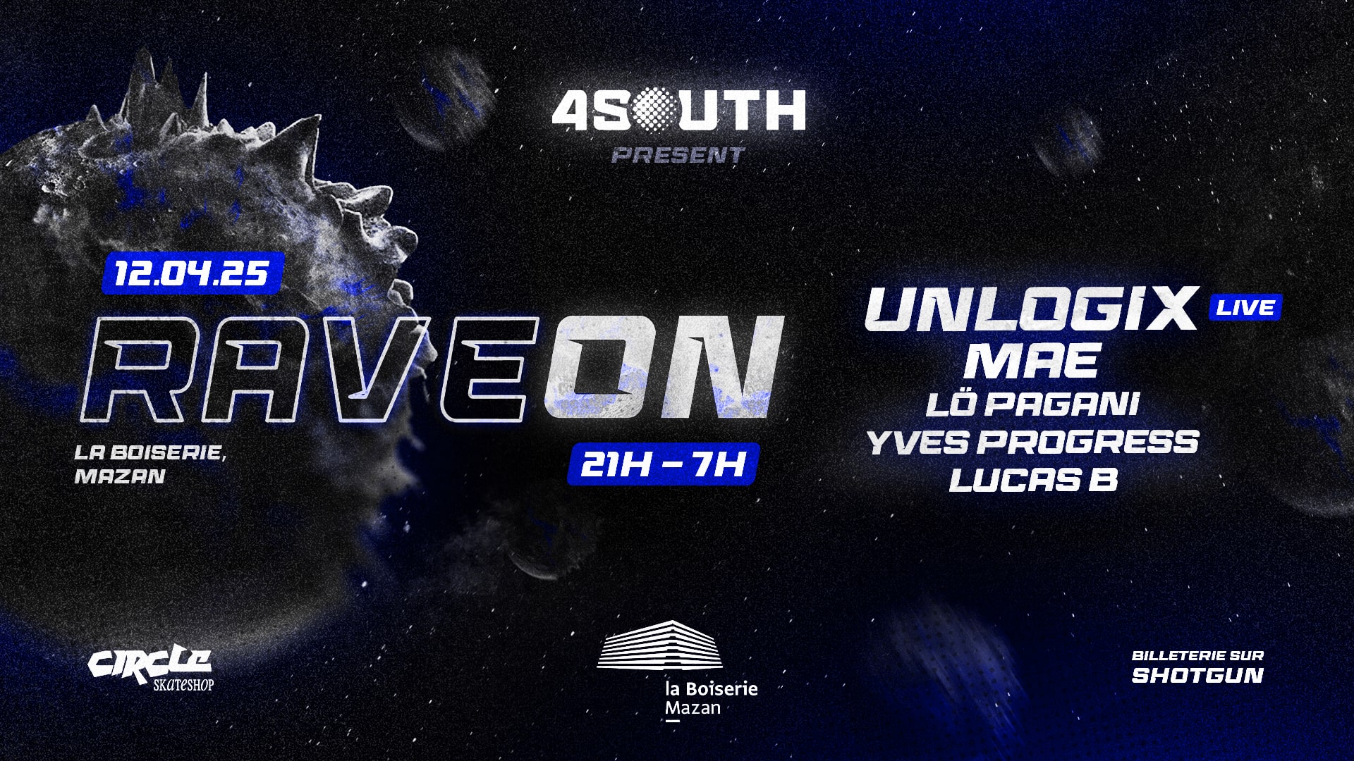 4south Present : Rave On
