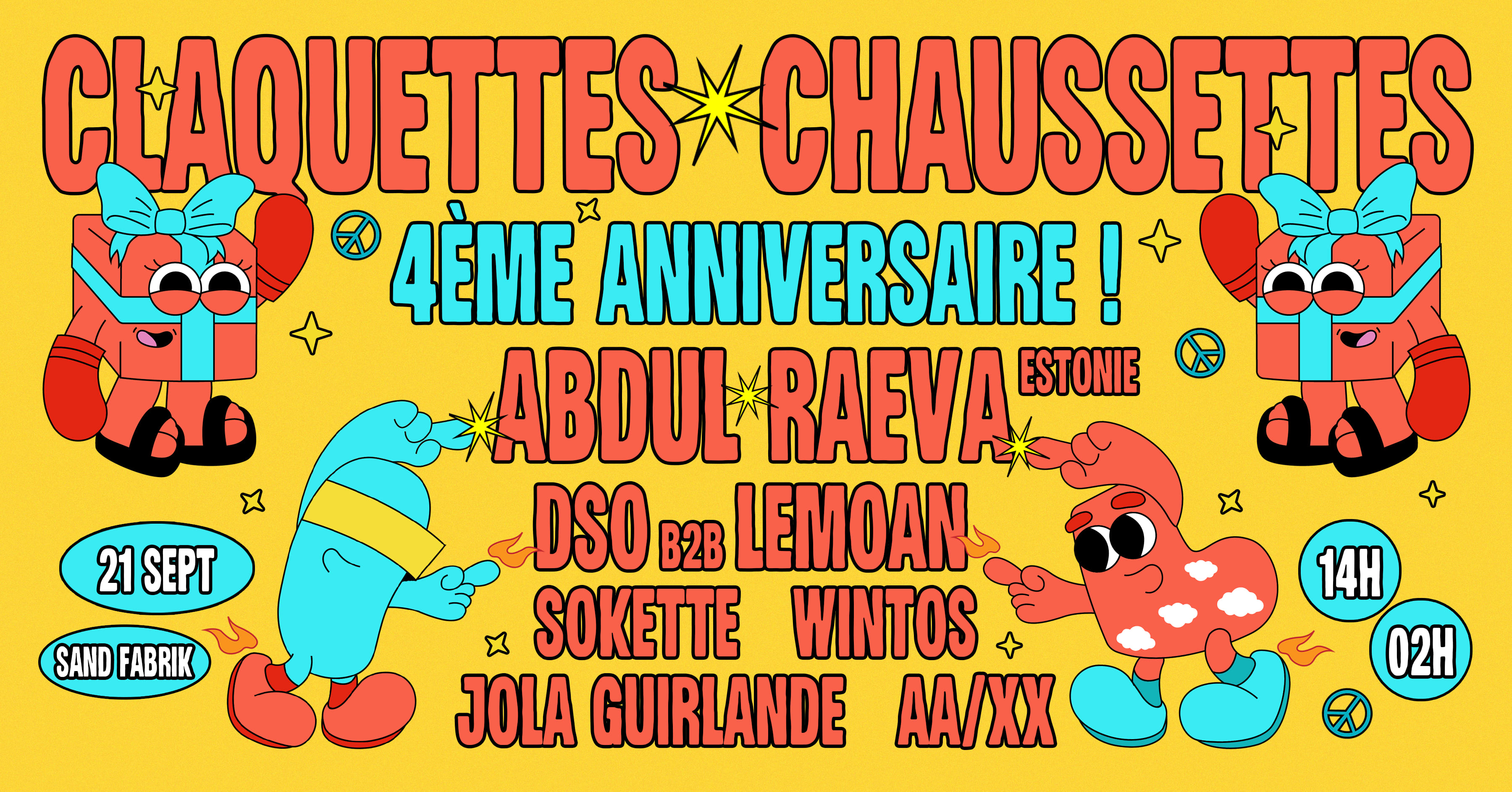 Claquettes Chaussettes : L'incroyable 4ème Anniversaire !