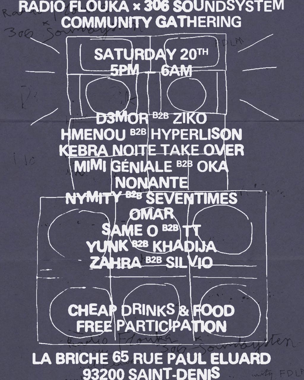 Radio Flouka X 306 Sound System: Community Gathering