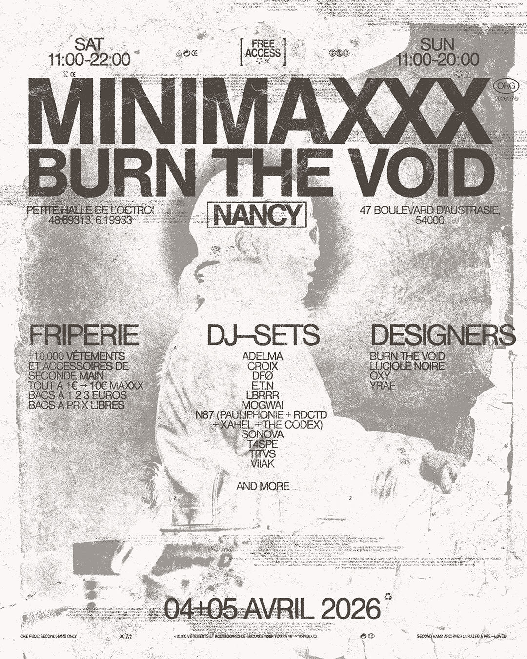 [Nancy] Friperie + Dj-Sets + Designers