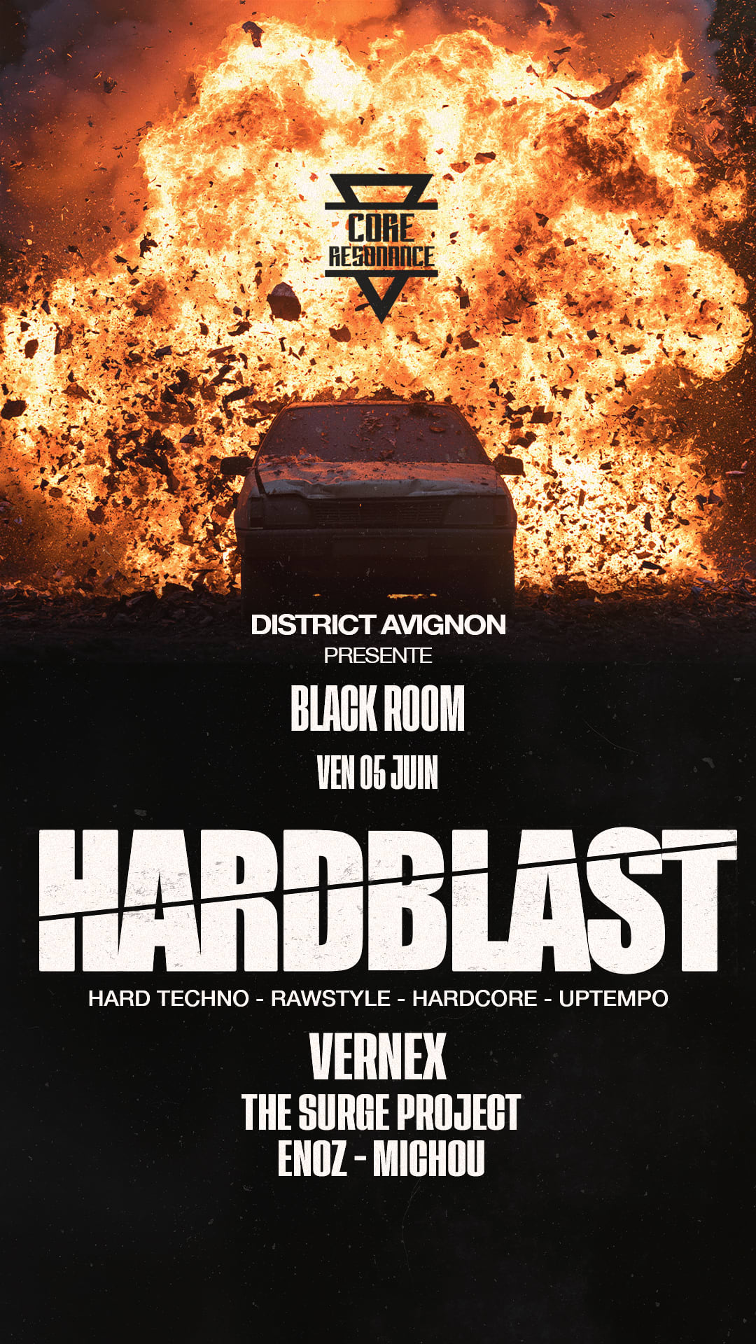 Hardblast : Vernex - The Surge Project - Enoz - Michou