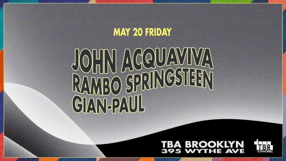 Club Night With John Acquaviva