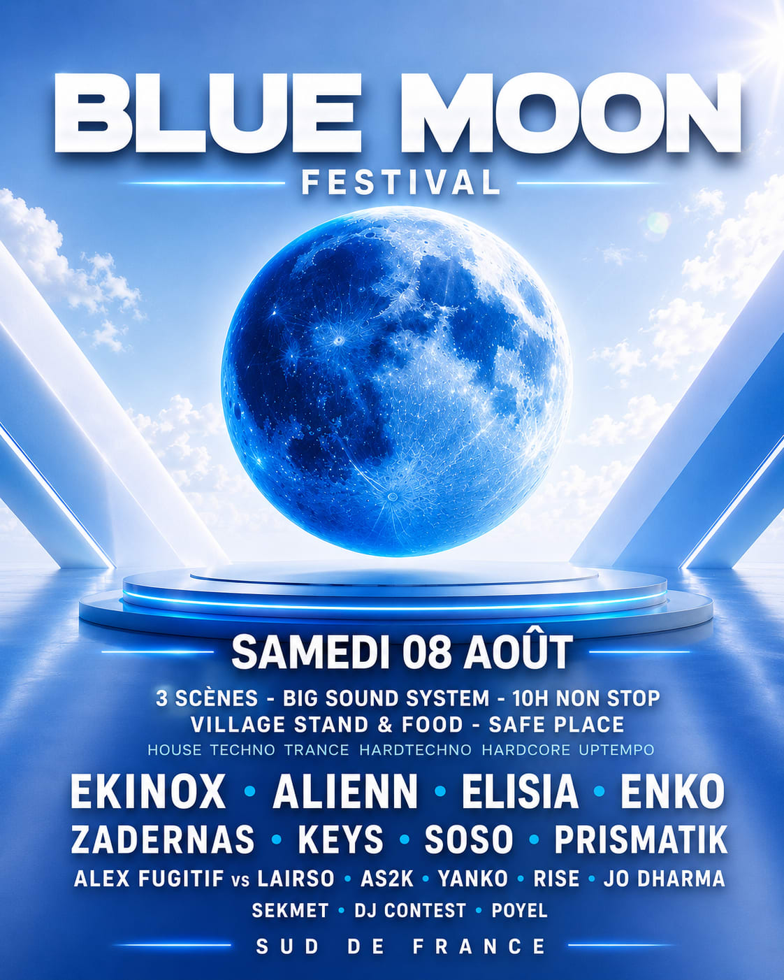 Blue Moon 2026 - 3 Stages - Open Air