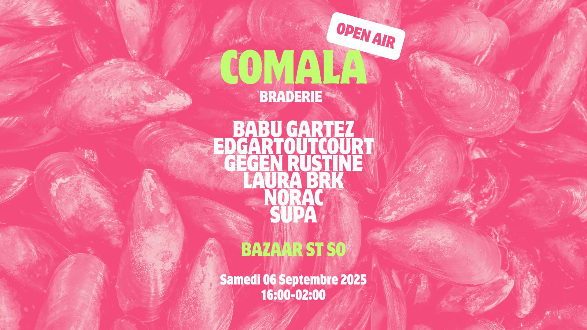 Comala Braderie : Open Air Au Bazaar St So
