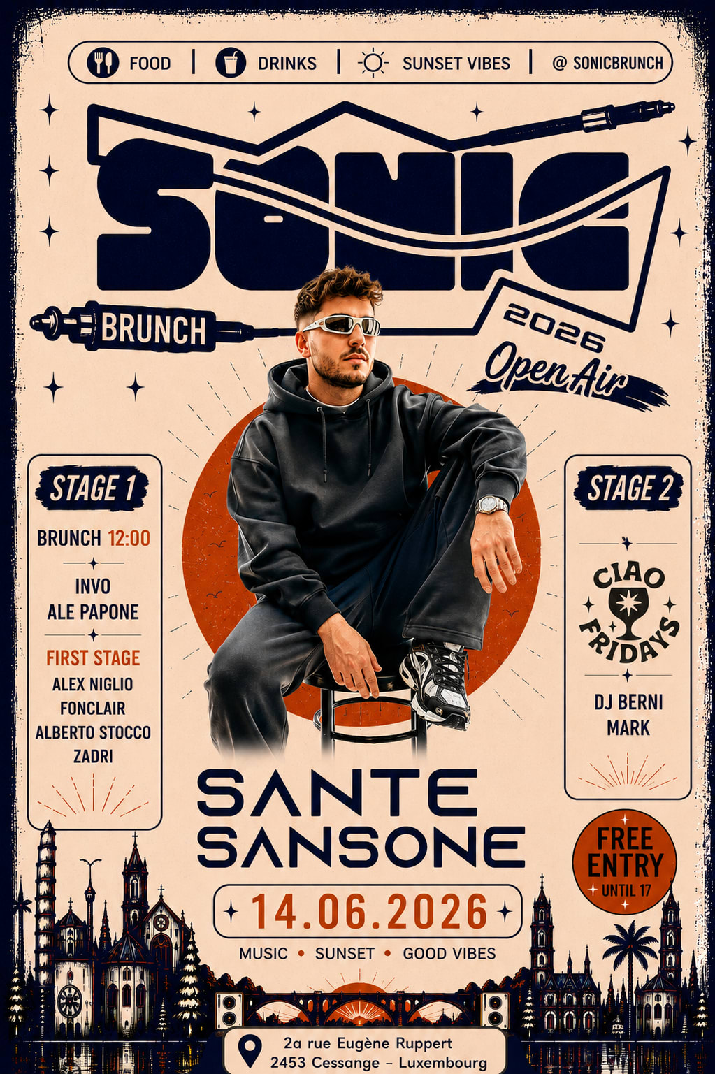 Sonic Brunch Presents Sante Sansone