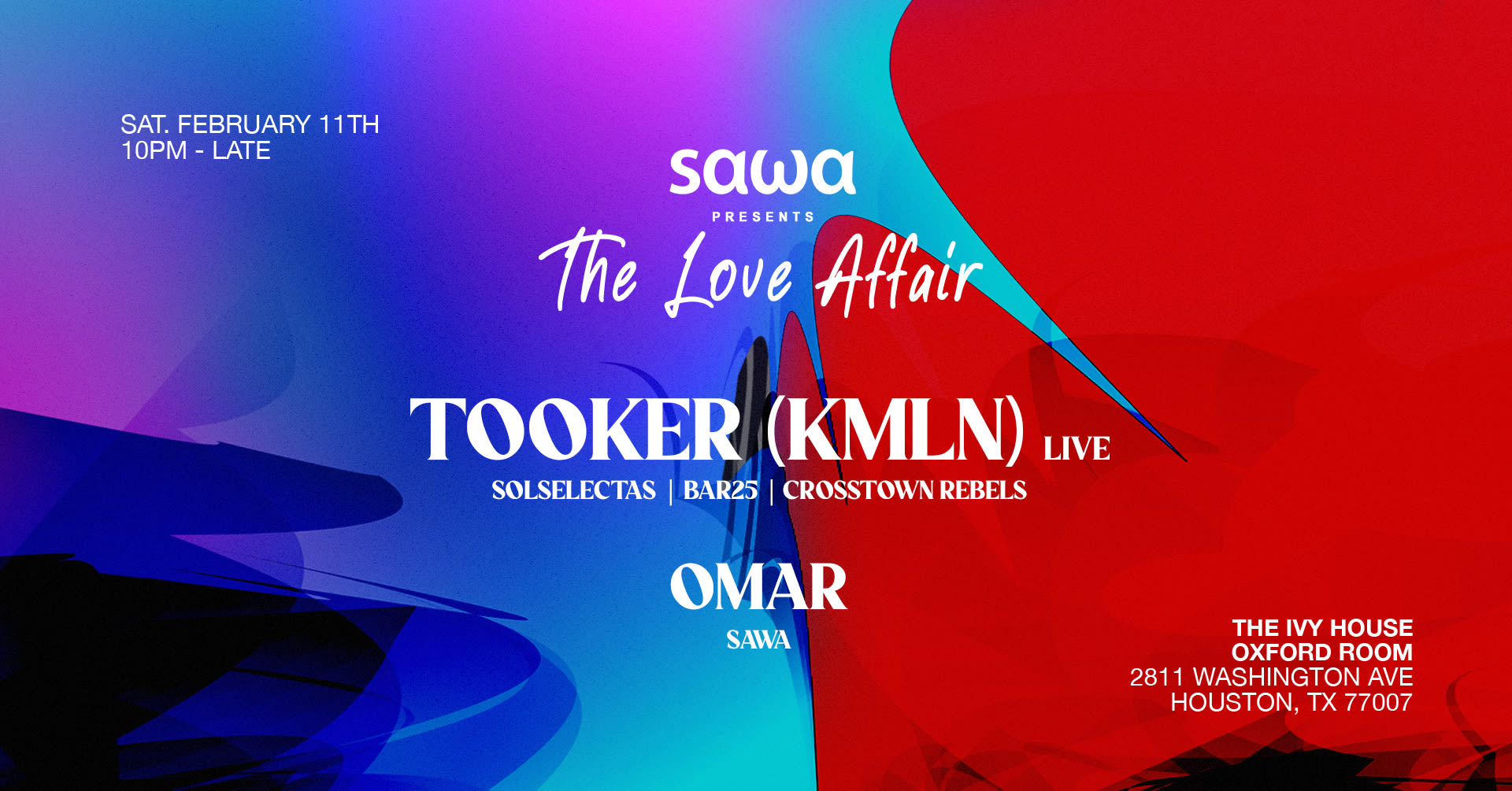 Sawa Presents: The Love Affair With Tooker "Live" (Kmln)