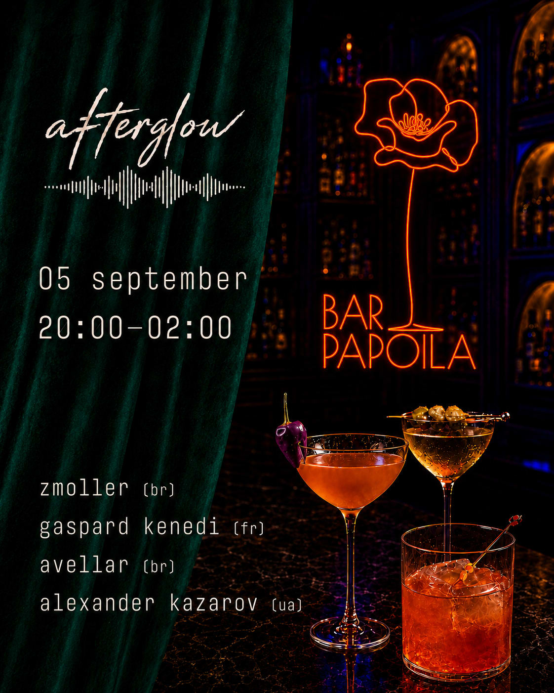 House Music & Cocktails · Afterglow At Papoila Bar · Lisbon
