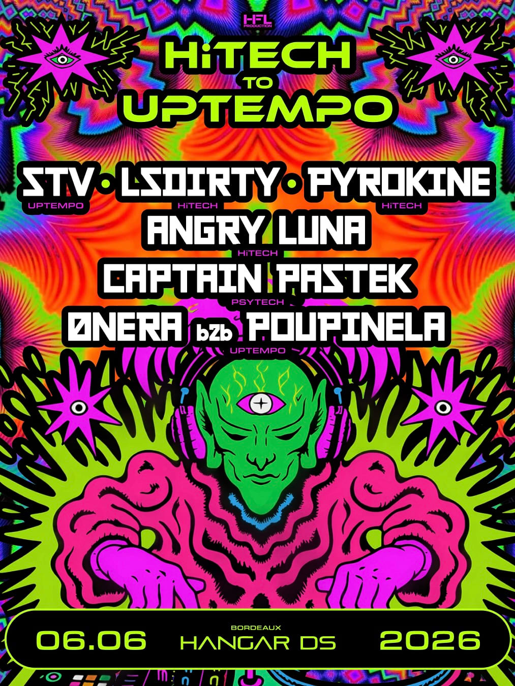 Hitech To Uptempo // Stv - Lsdirty - Pyrokine - Angry Luna