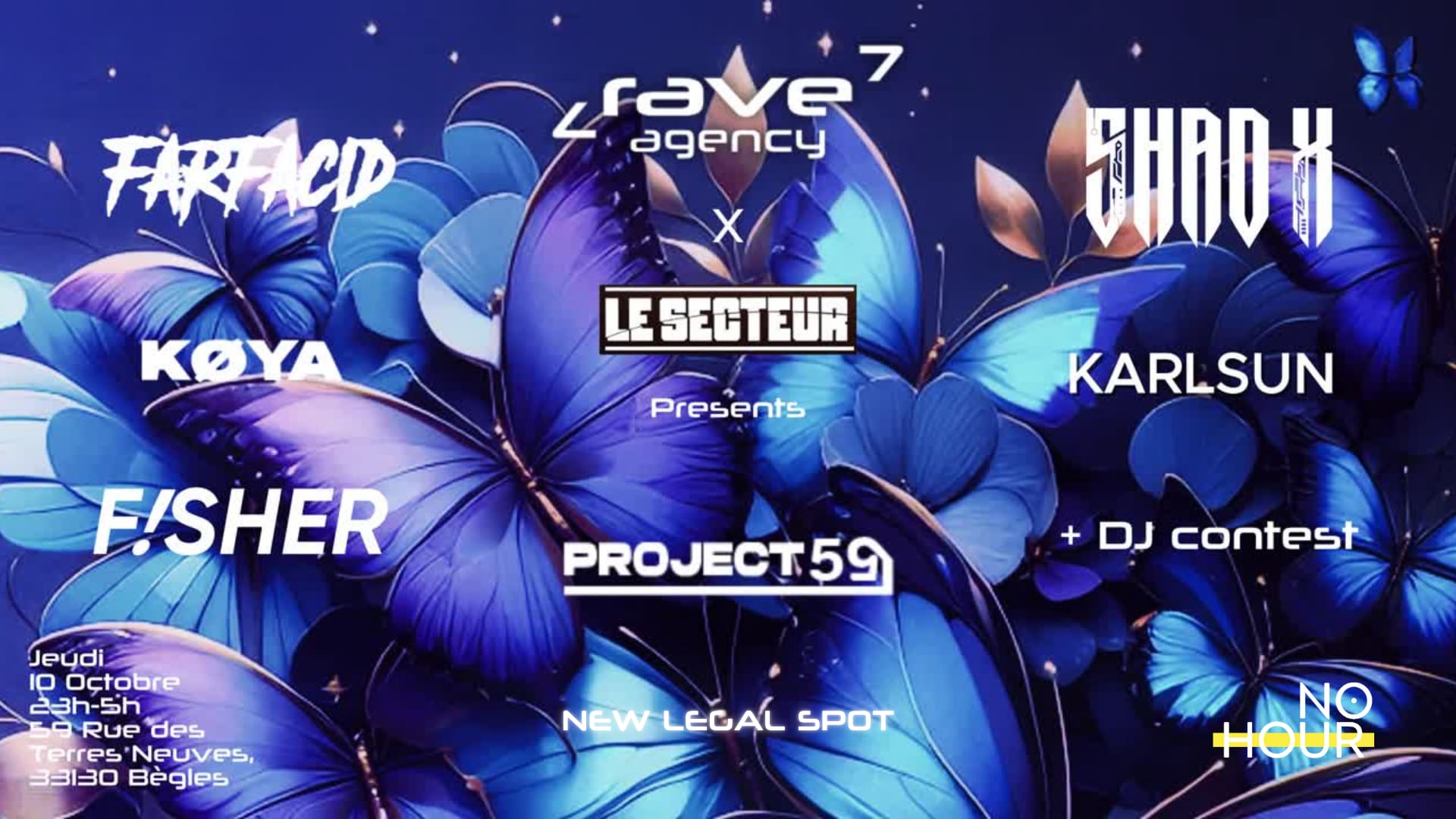 7rave X Le Secteur : Project-59 W/ Farfacid + Guests