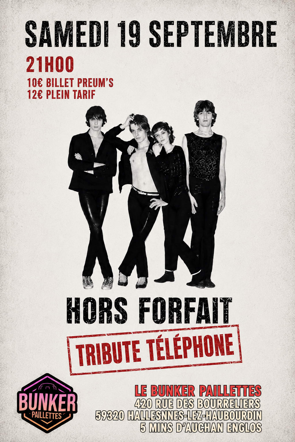 Tribute Telephone - Hors Forfait