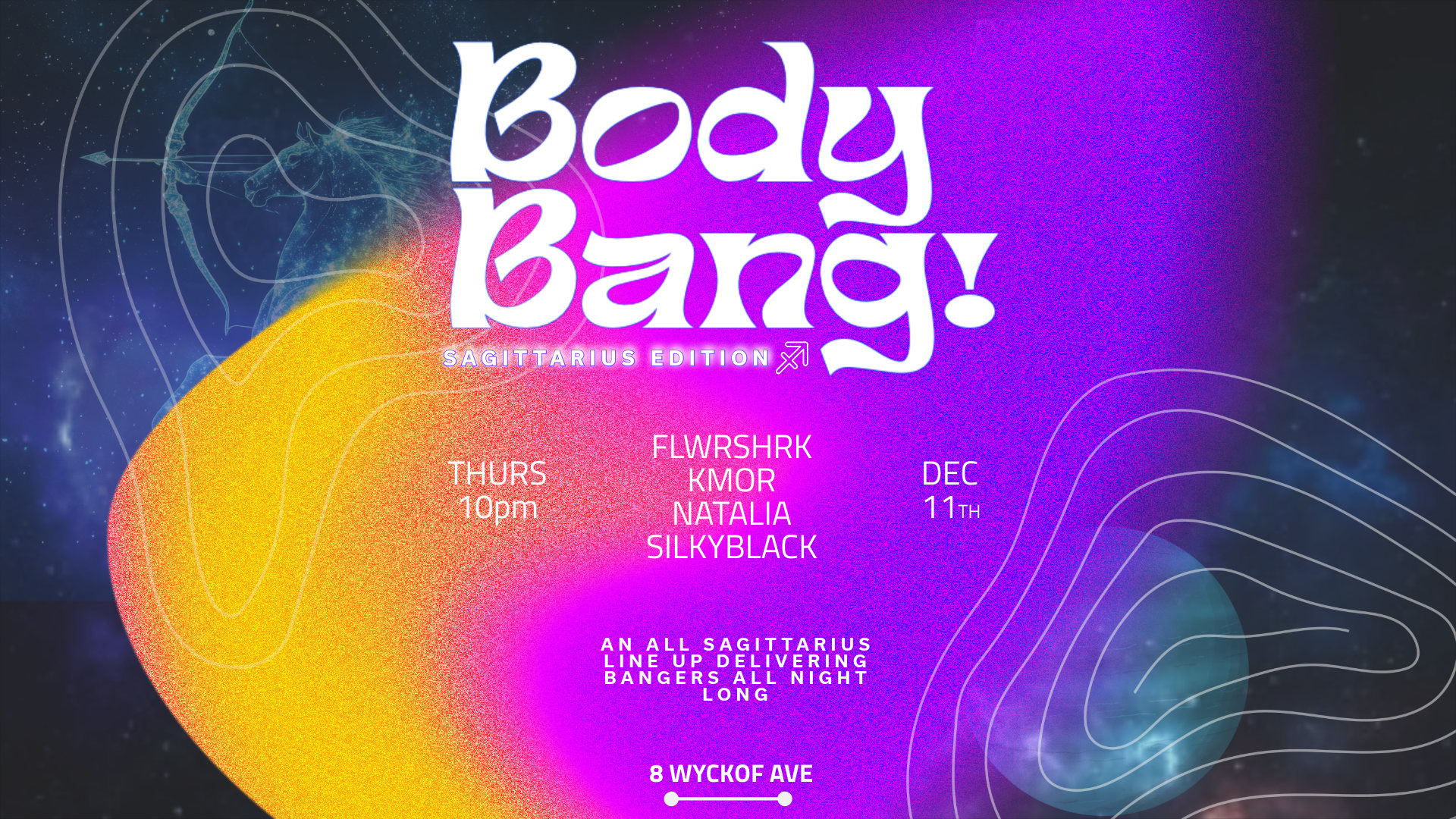 Body Bang!: Flwrshrk • Kmor • Natalia • Silkyblack