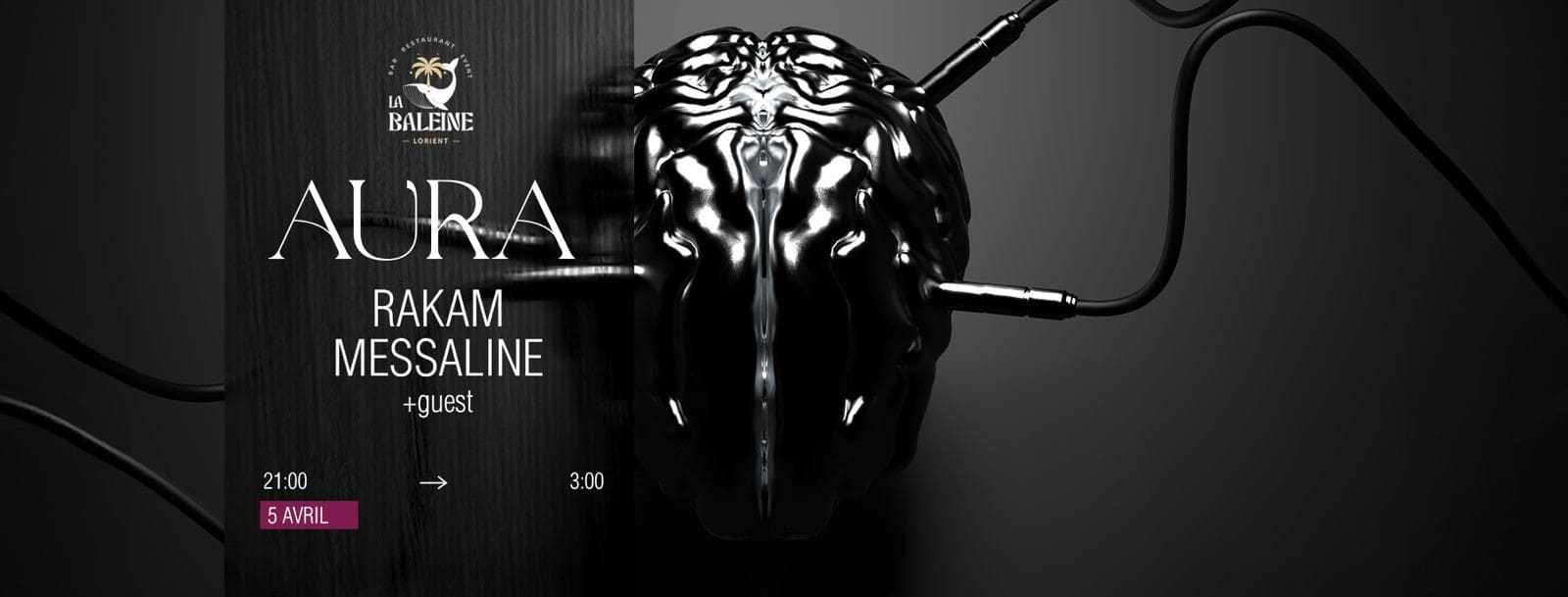 Aura // Rakam & Messaline // Melodic Techno // La Baleine