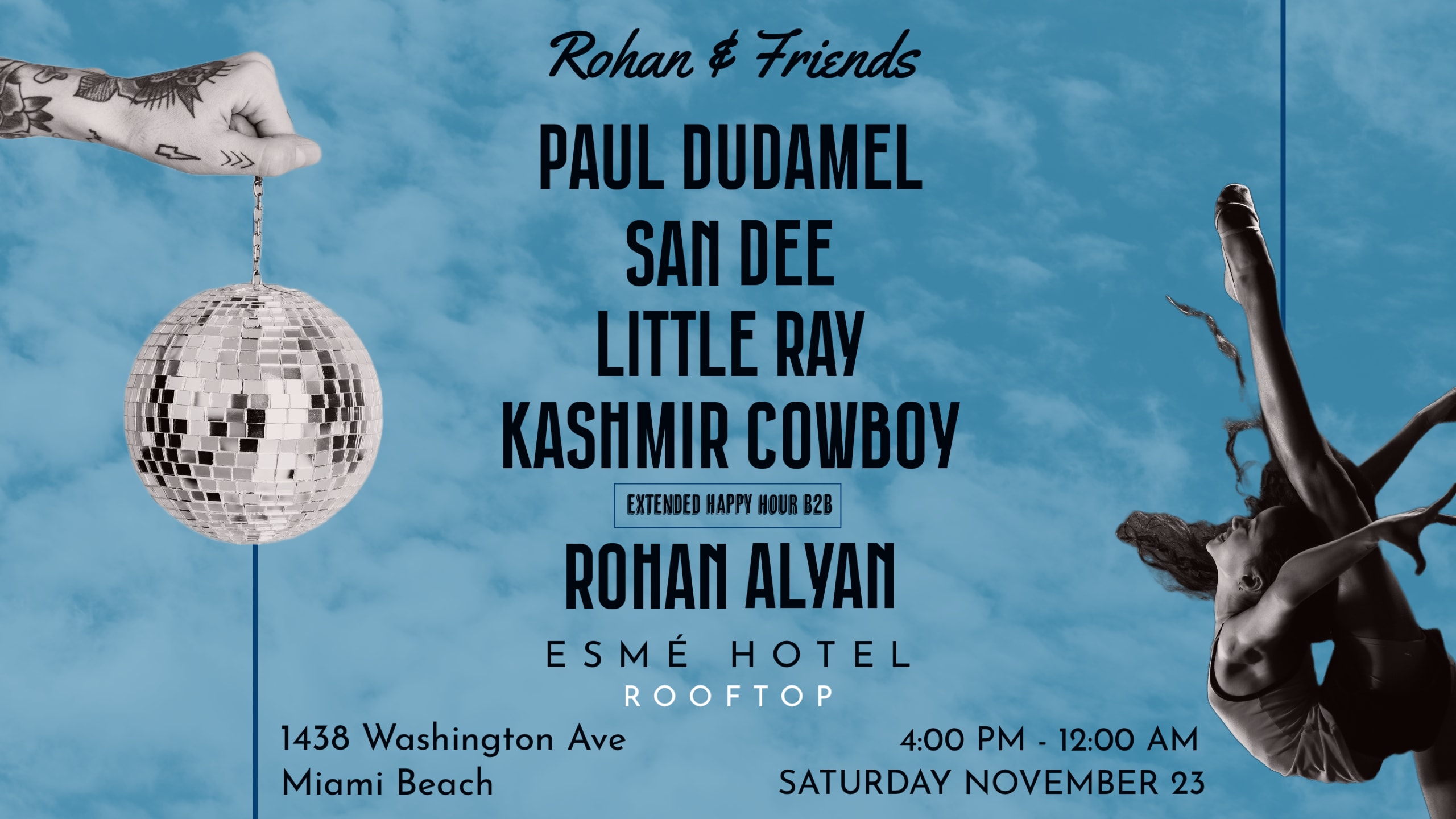 Paul Dudamel, San Dee, Little Ray, Kashmir Cowboy B2b Rohan