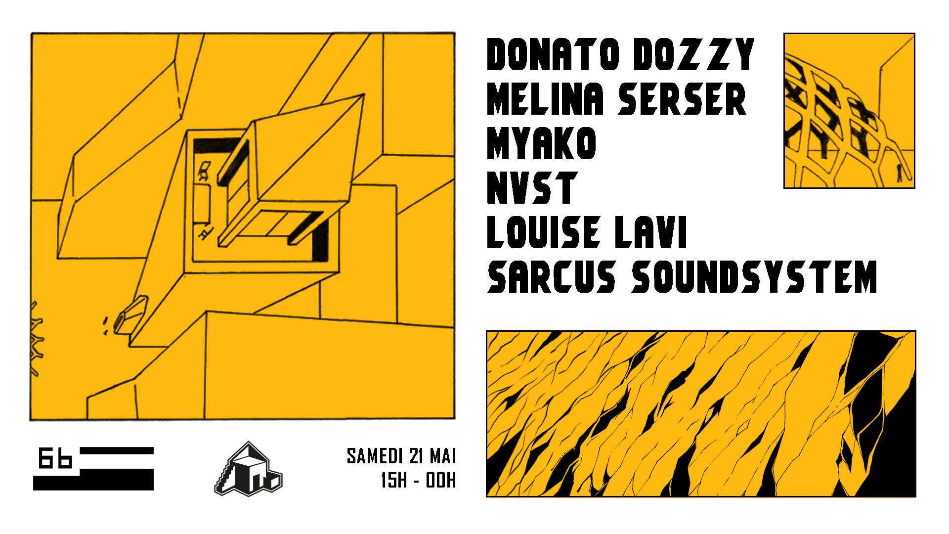 Sarcus⎡ Le 6b ⎦ Donato Dozzy, Melina Serser, Myako, Nvst...