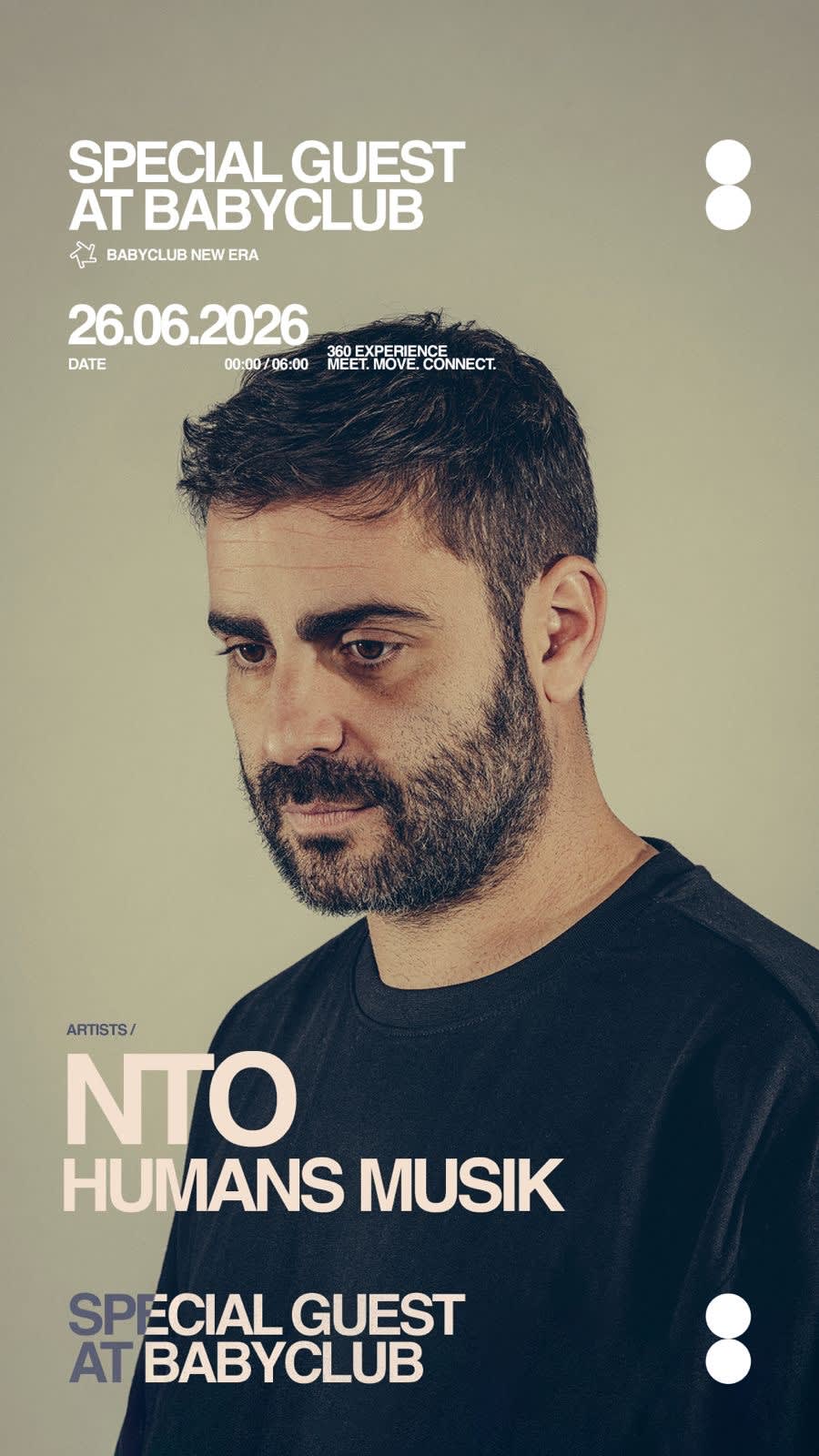 Spécial Guest At Baby Club : Nto + Humans Musik
