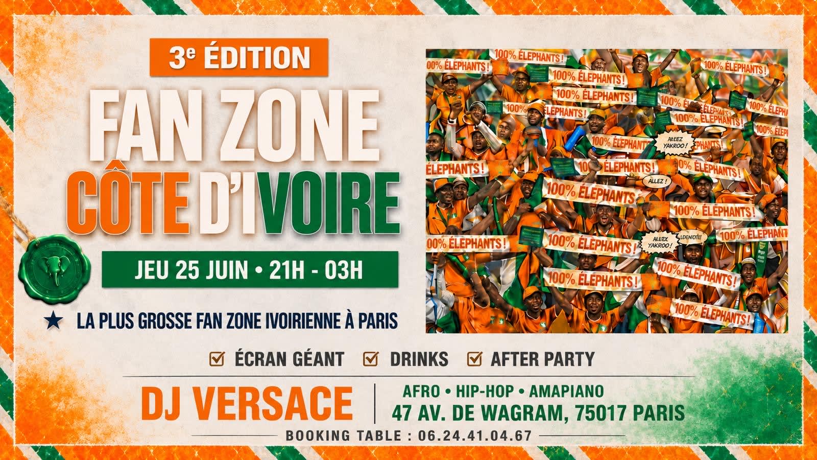 Fan Zone #225 + After Party (The Pavillon Wagram)