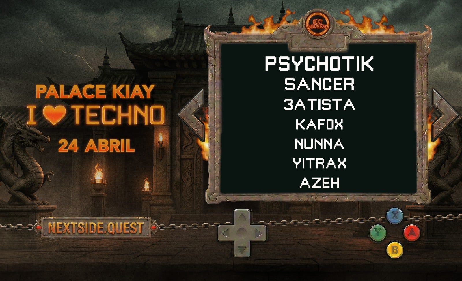 I Love Techno X Next.Sidequest