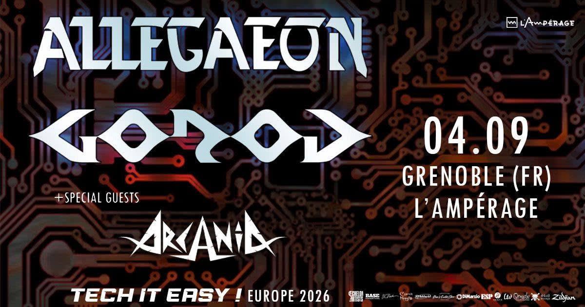 Allegaeon + Gorod + Arcania