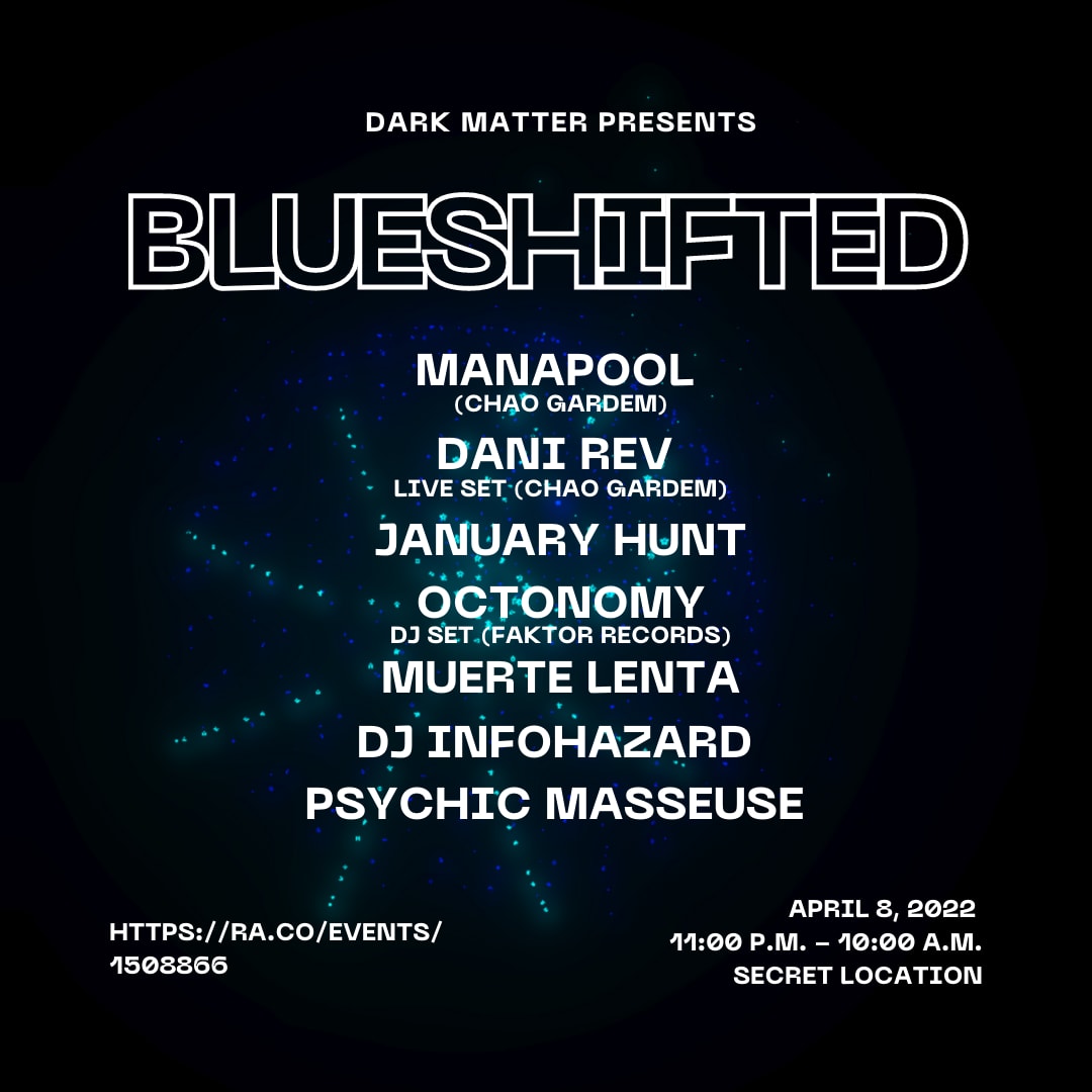Blueshifted: Manapool, Danirev, January Hunt, Muerte Lenta & More 